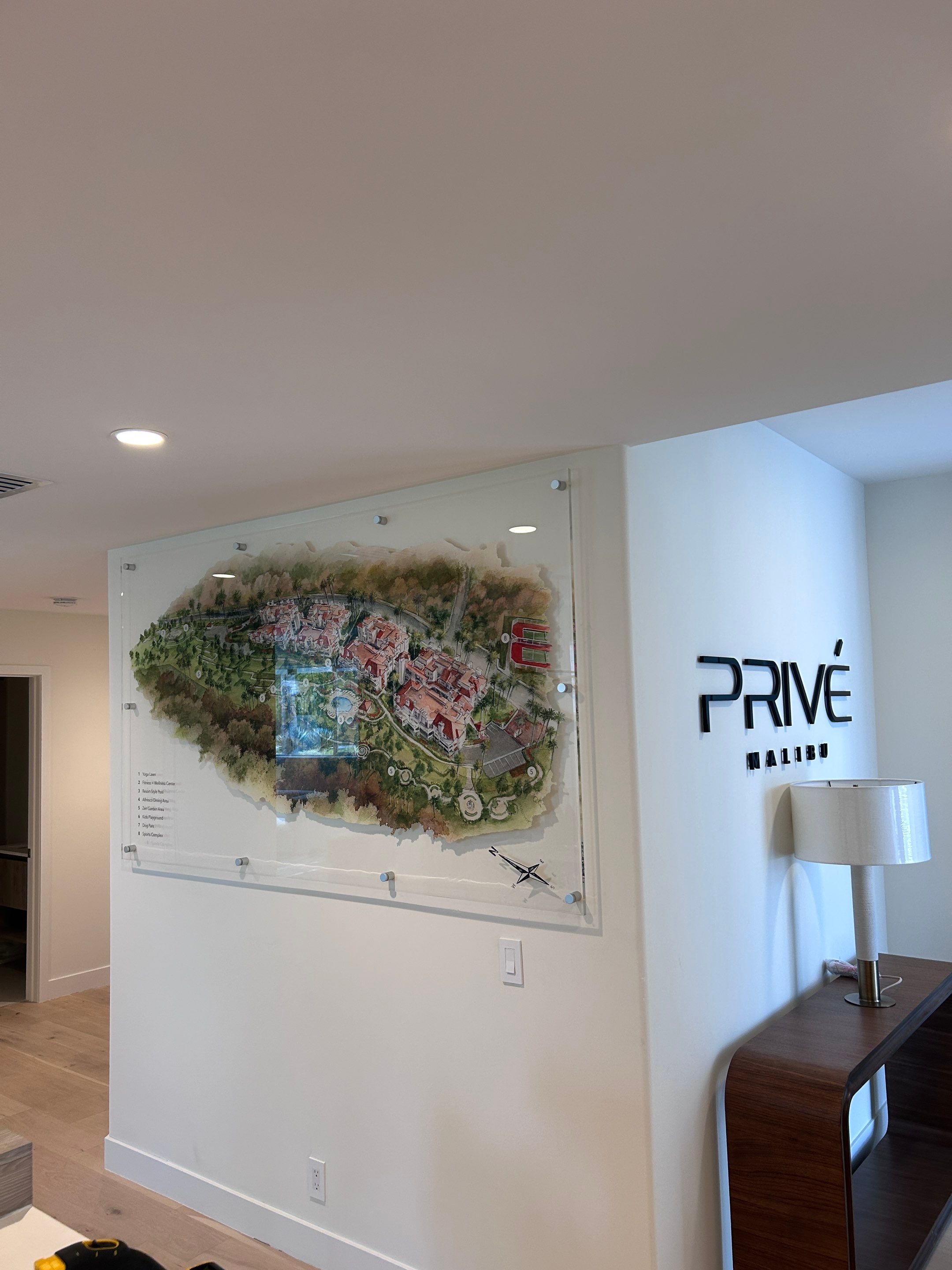Project in Malibu by Golden State Signs