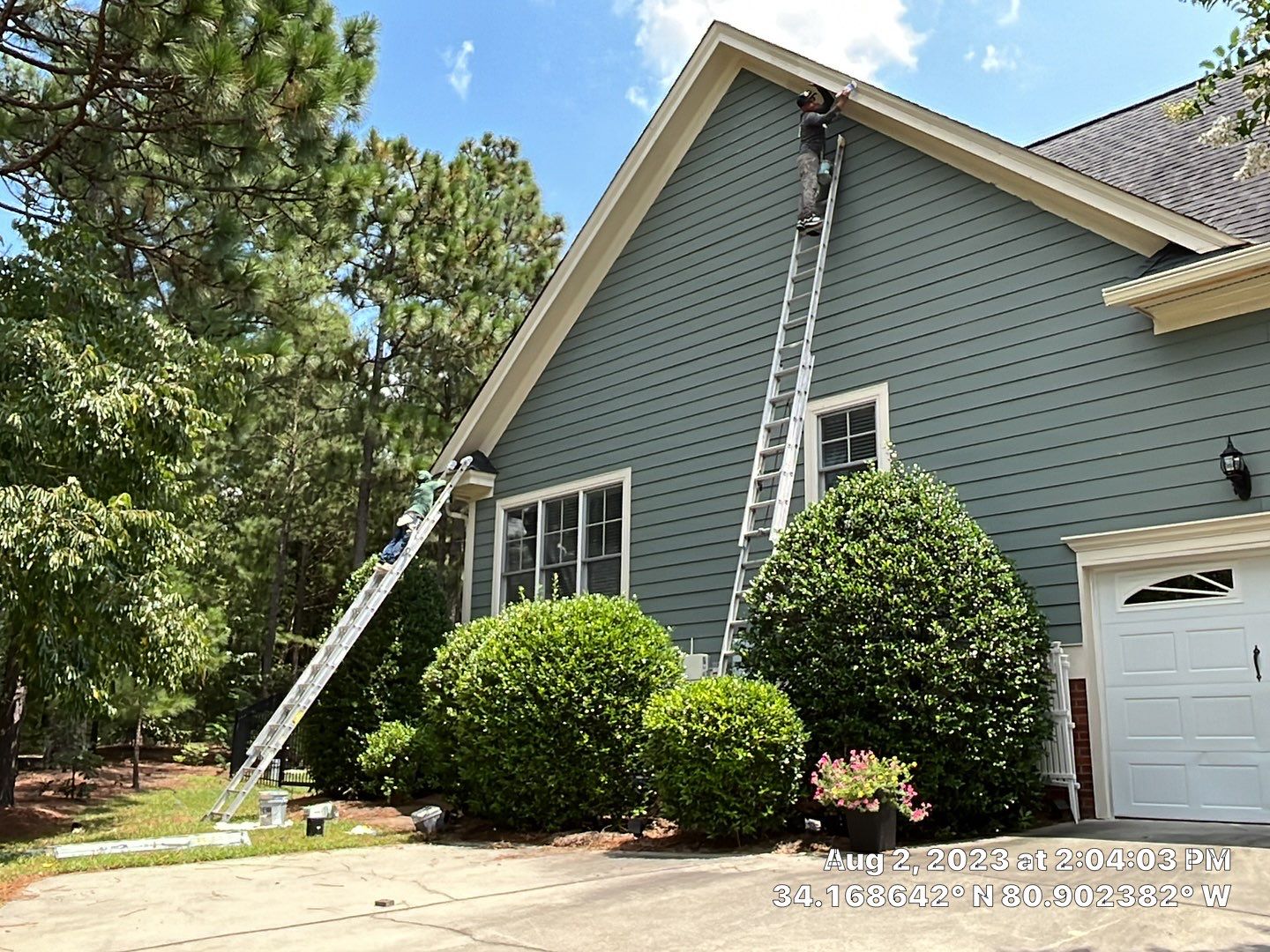 Exterior Trim Paint Project by Geaux 2 Guy, LLC