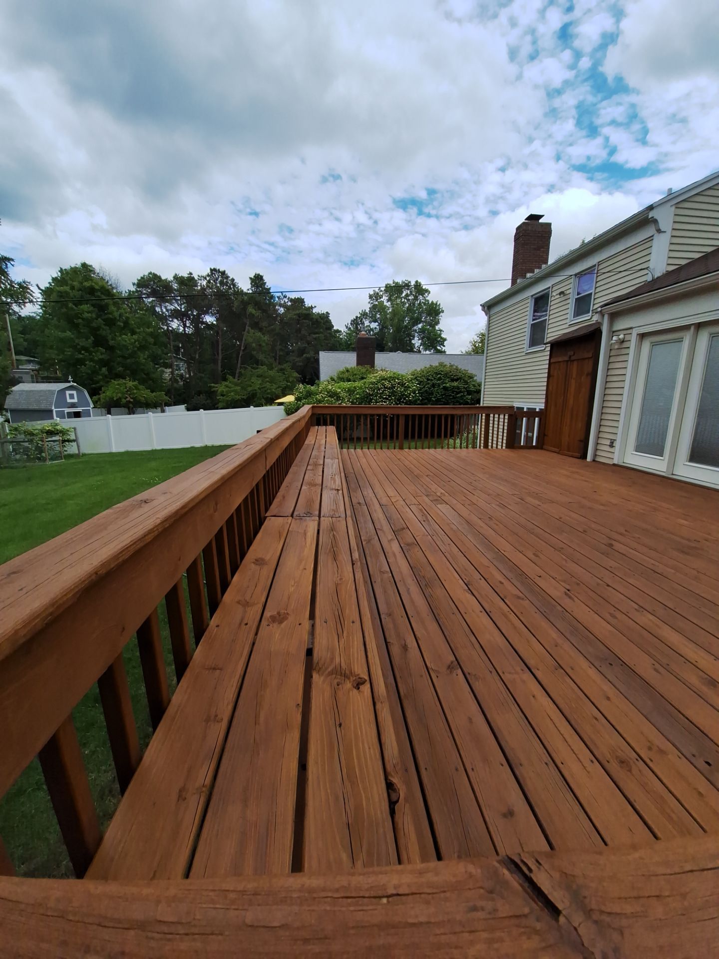Deck Wash & Stain Transformation | Spring Lake, Michigan by Gordon Painting