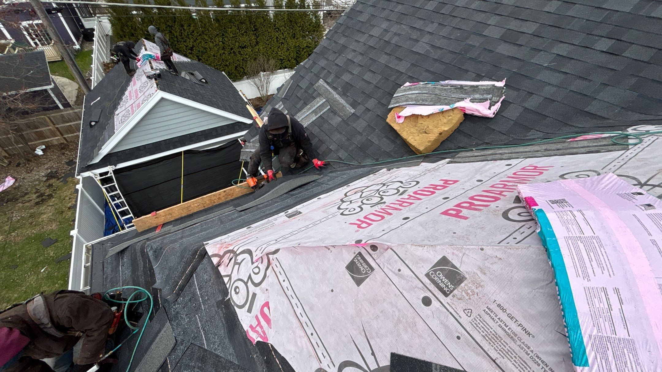 Roof Replacement using Owens Corning Duration Flex by 180 Contractors