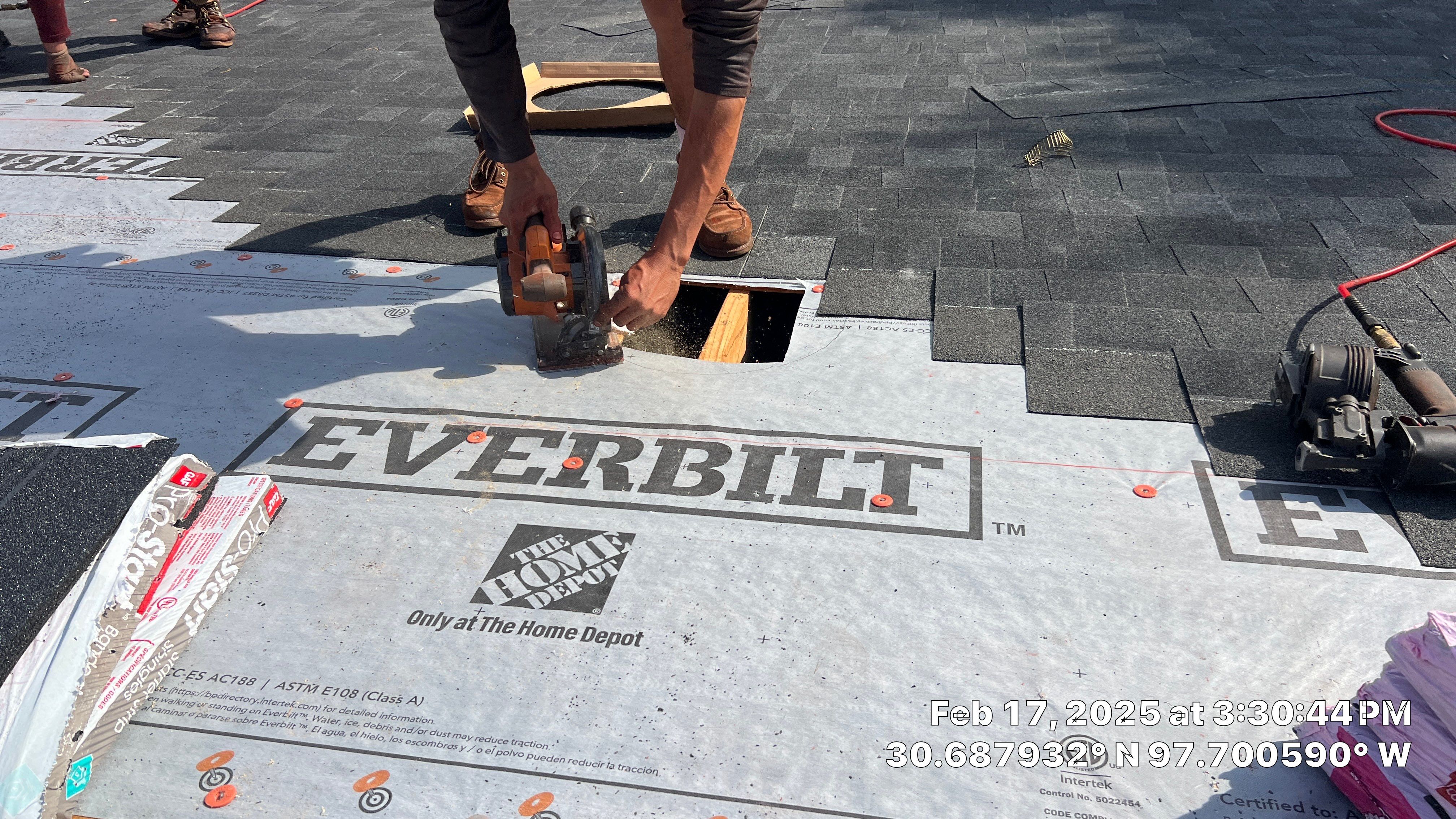 Residential Roof Replacement and Exterior Woodwork Restoration in Georgetown by Caliber Restoration LLC