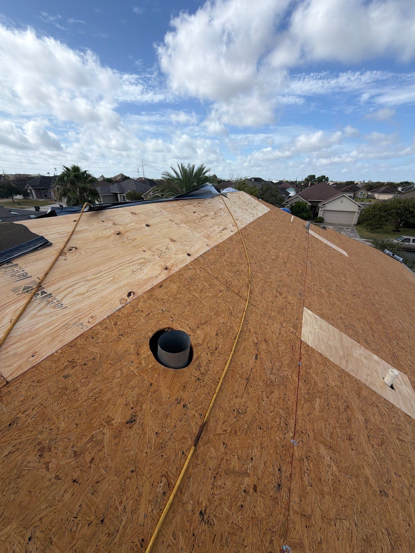 New Roof with better Ventilation  by Bayfront Roofing and Construction