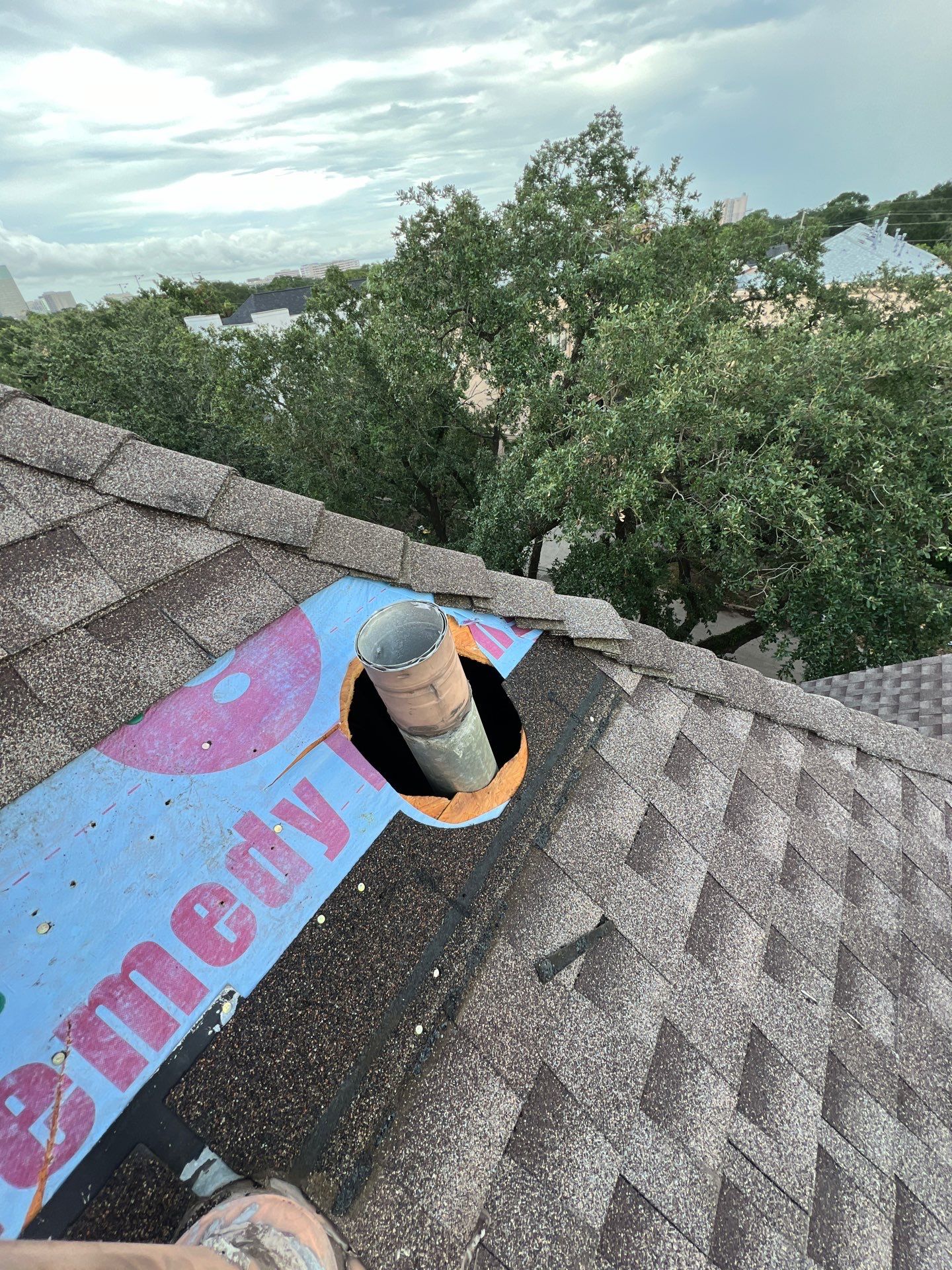 Hail Damage using Owen's Corning Duration (Lifetime) Shingles by Roof Repair Company