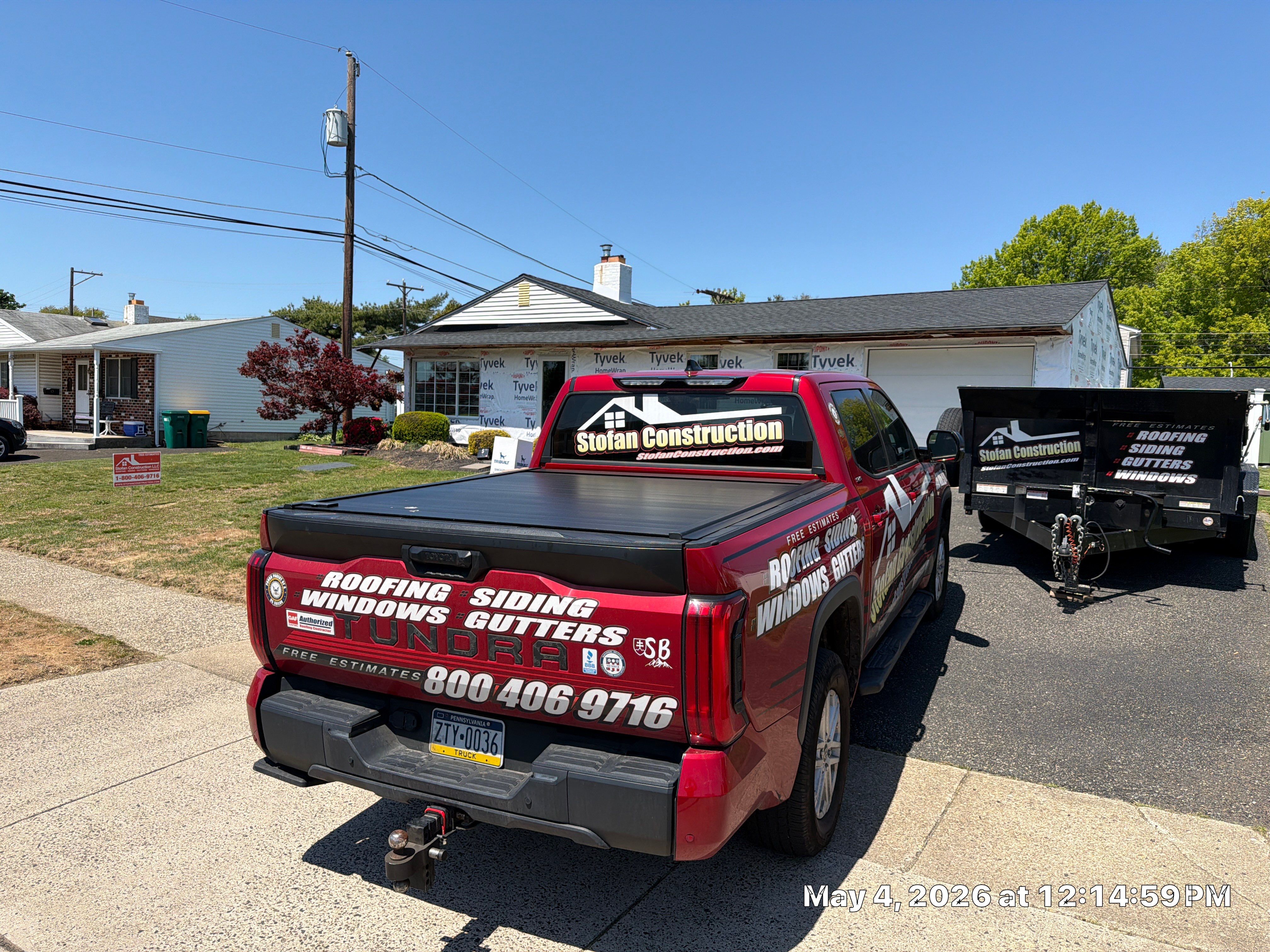 New Roofing, Siding and Gutters  by Stofan Construction LLC
