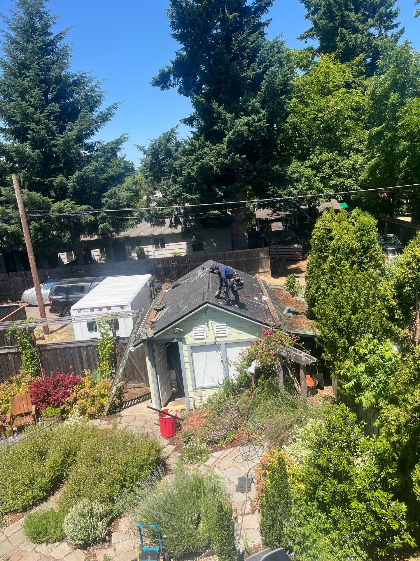 Project in Portland by Tom Leach Roofing