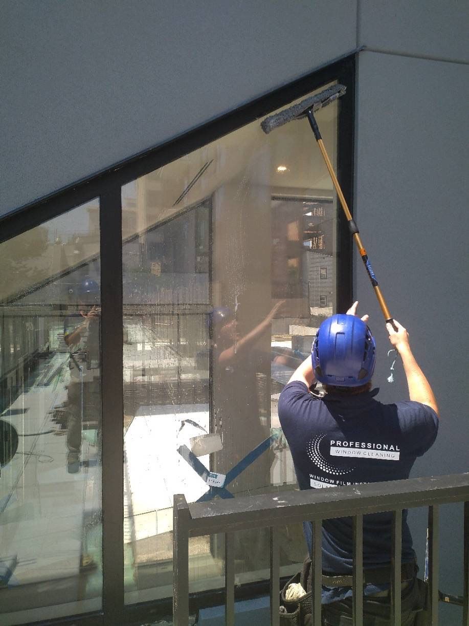 Post Construction Window Clenaing by Total Window Service