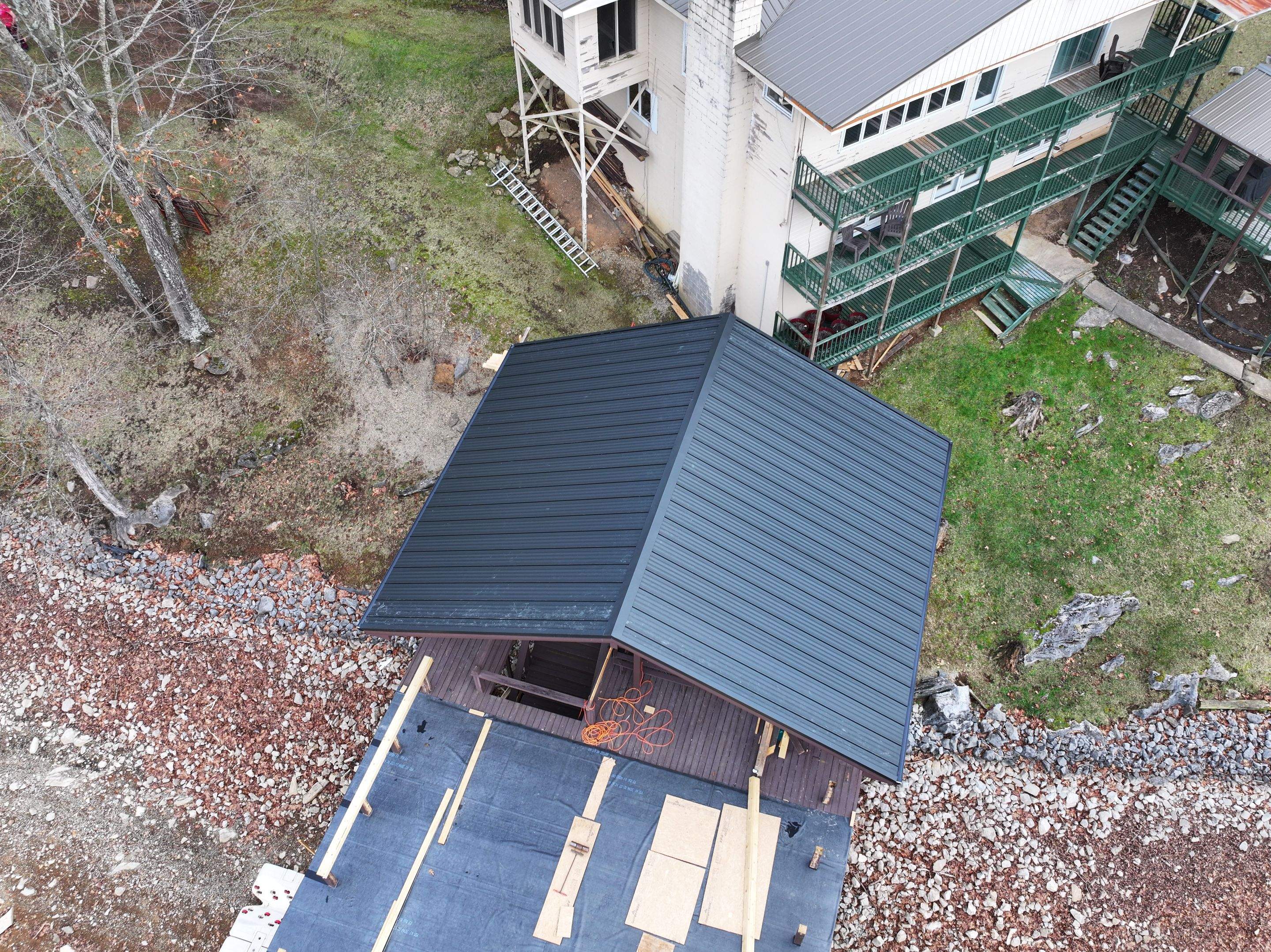 Uhrich Boat Dock by Omnia Roofing