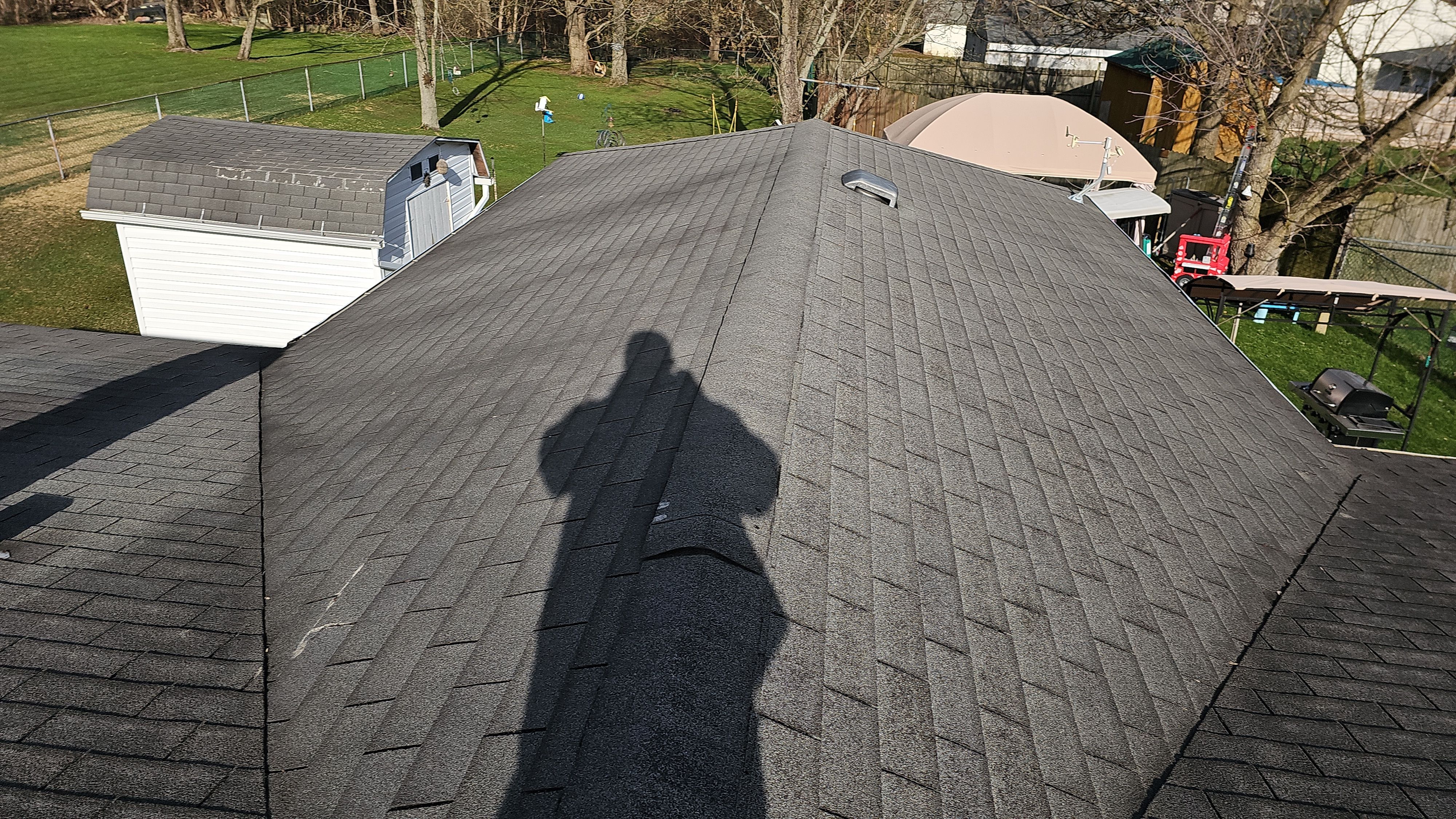 Atlas Pinnacle, Color, Oyster Shell, Drip Edge, Color, White by Eagle Eye Roofing