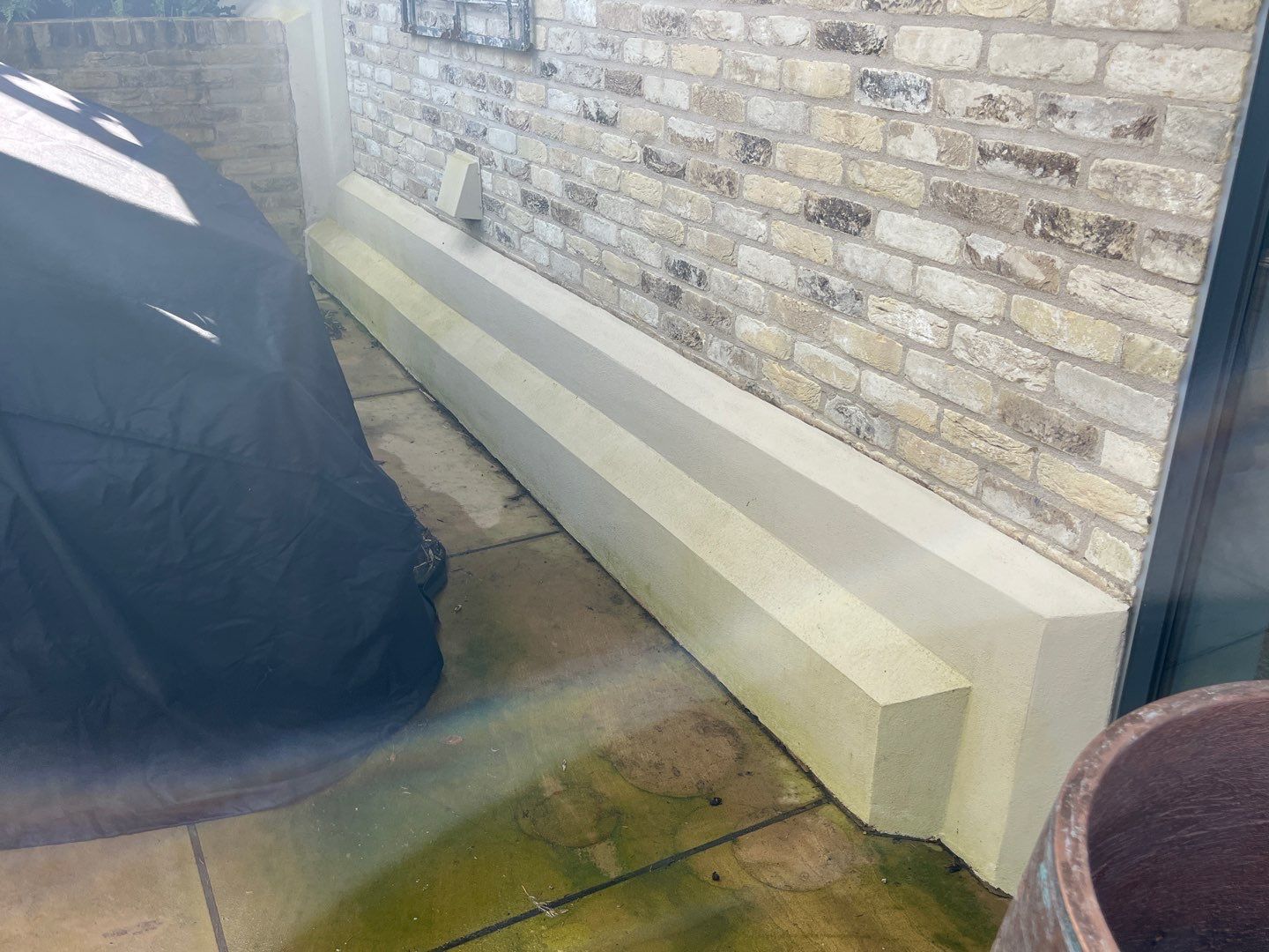 Render Clean using Honda 15lpm Low Pressure Washing Machine by Ges Exterior Cleaning ltd