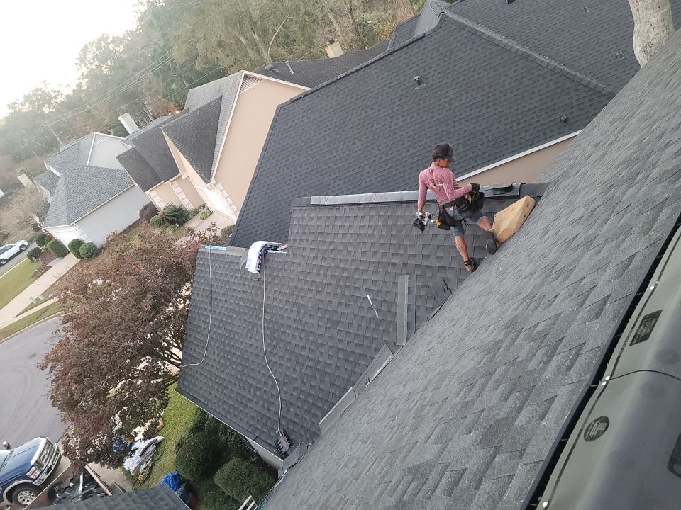 Residential Roofing Installation using Roof Replacement by American Roofing & Construction LLC