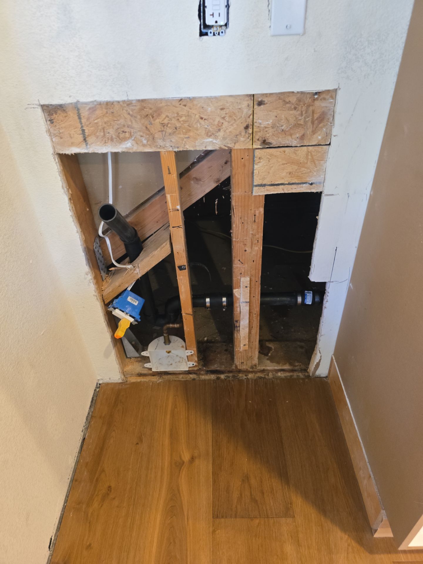New Piping Installation in Wall & Sink/Bathtub Inspection by Us Plumbing 