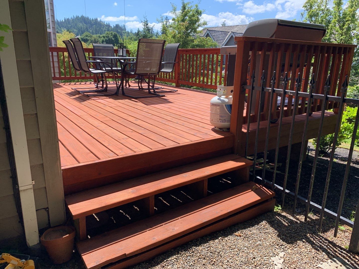 Deck Restoration using Armstrong-Clark Sierra Redwood by Paul Schopp