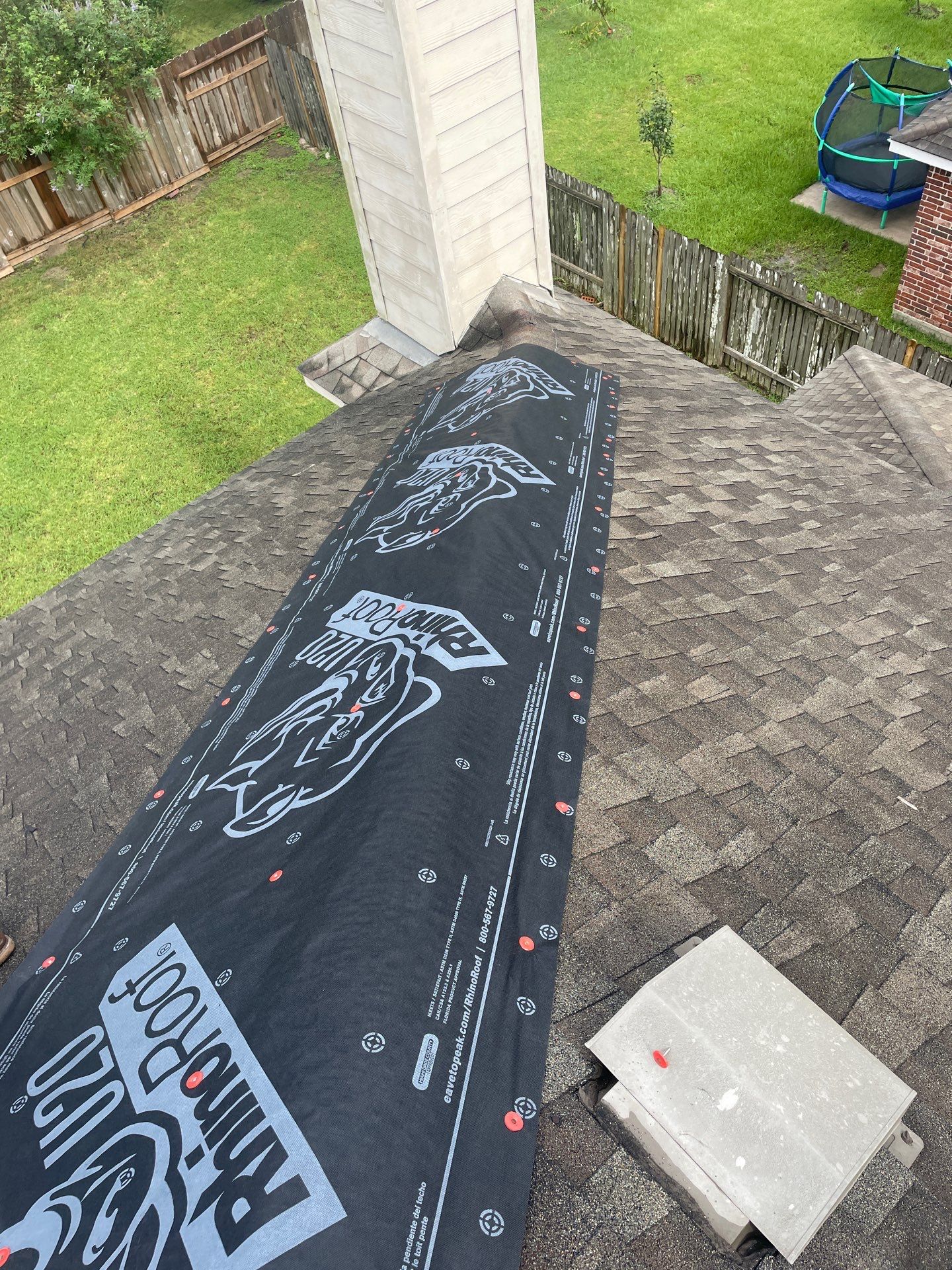 Hail Damage using Owen's Corning Duration (Lifetime) Shingles by Roof Repair Company