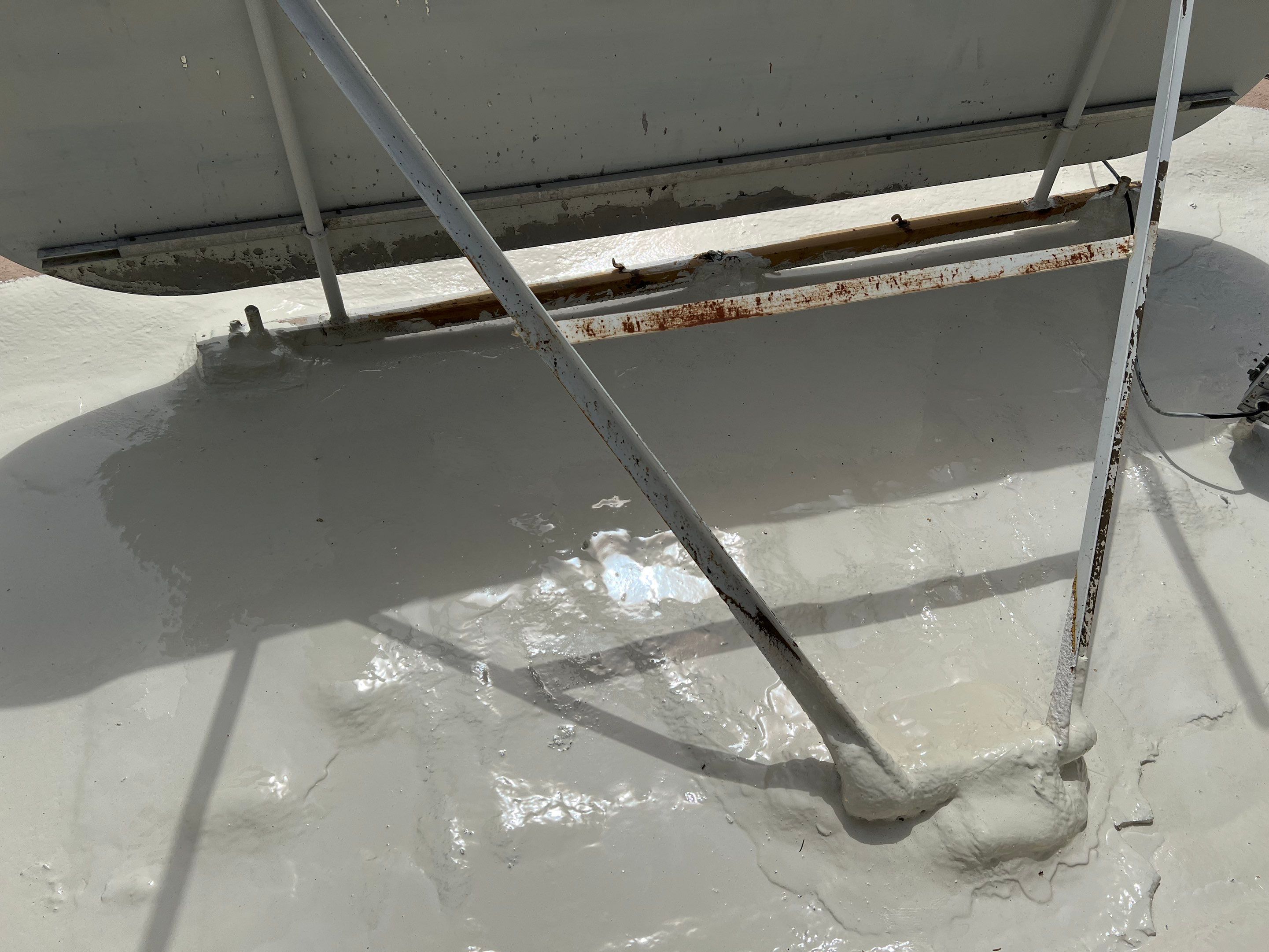 Commercial Roofing Installation using CASTAGRA ECODUR COATING by A to Z Roofing