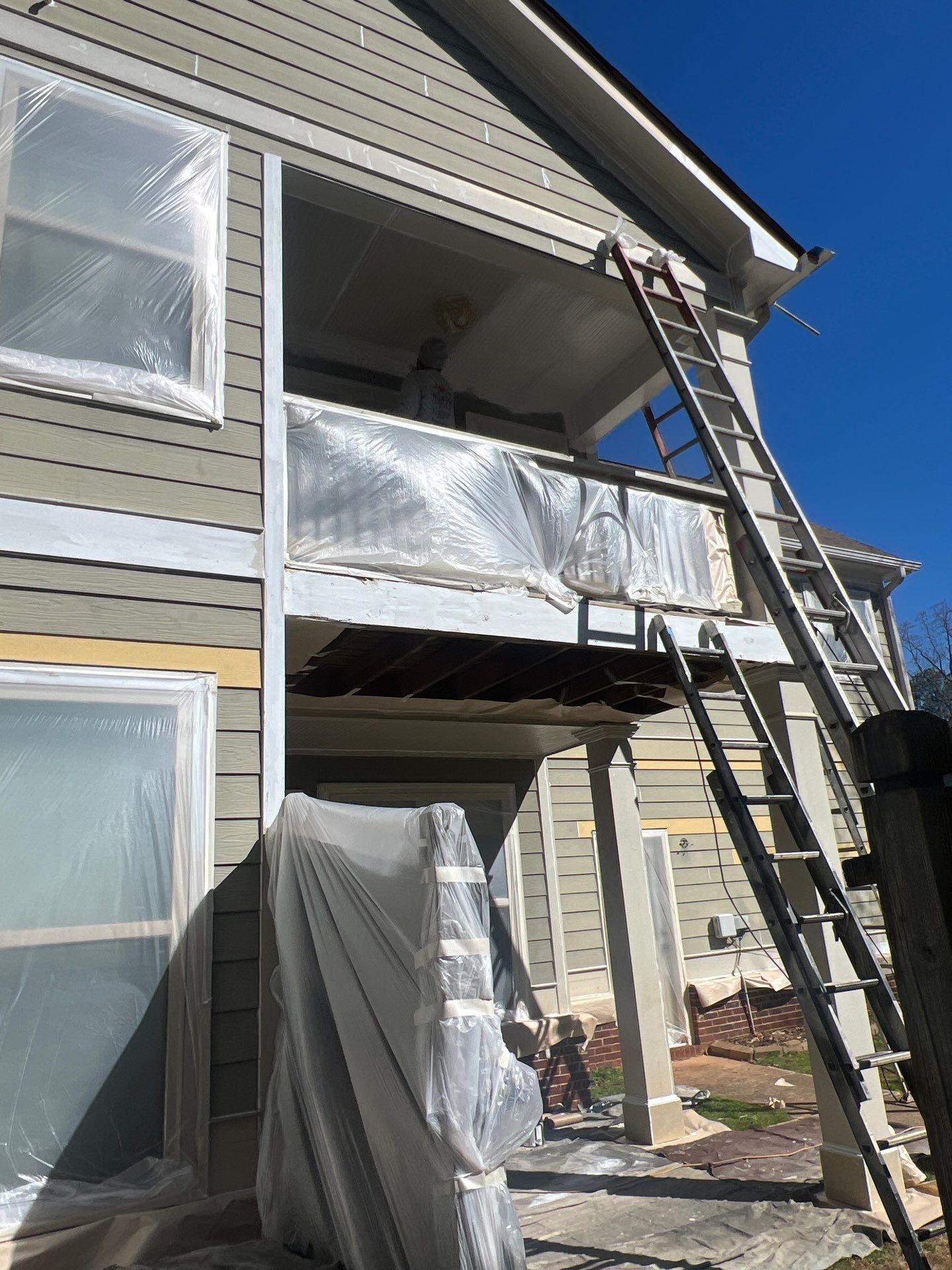 Exterior Paint and Rotten Wood Replacement in Smyrna, GA by Nelson Exteriors