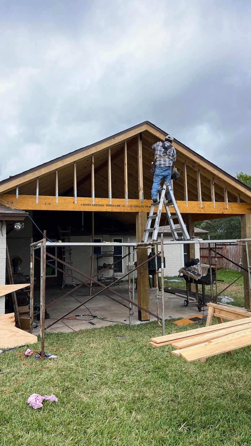 Patio? We got you Covered! by Bayfront Roofing and Construction