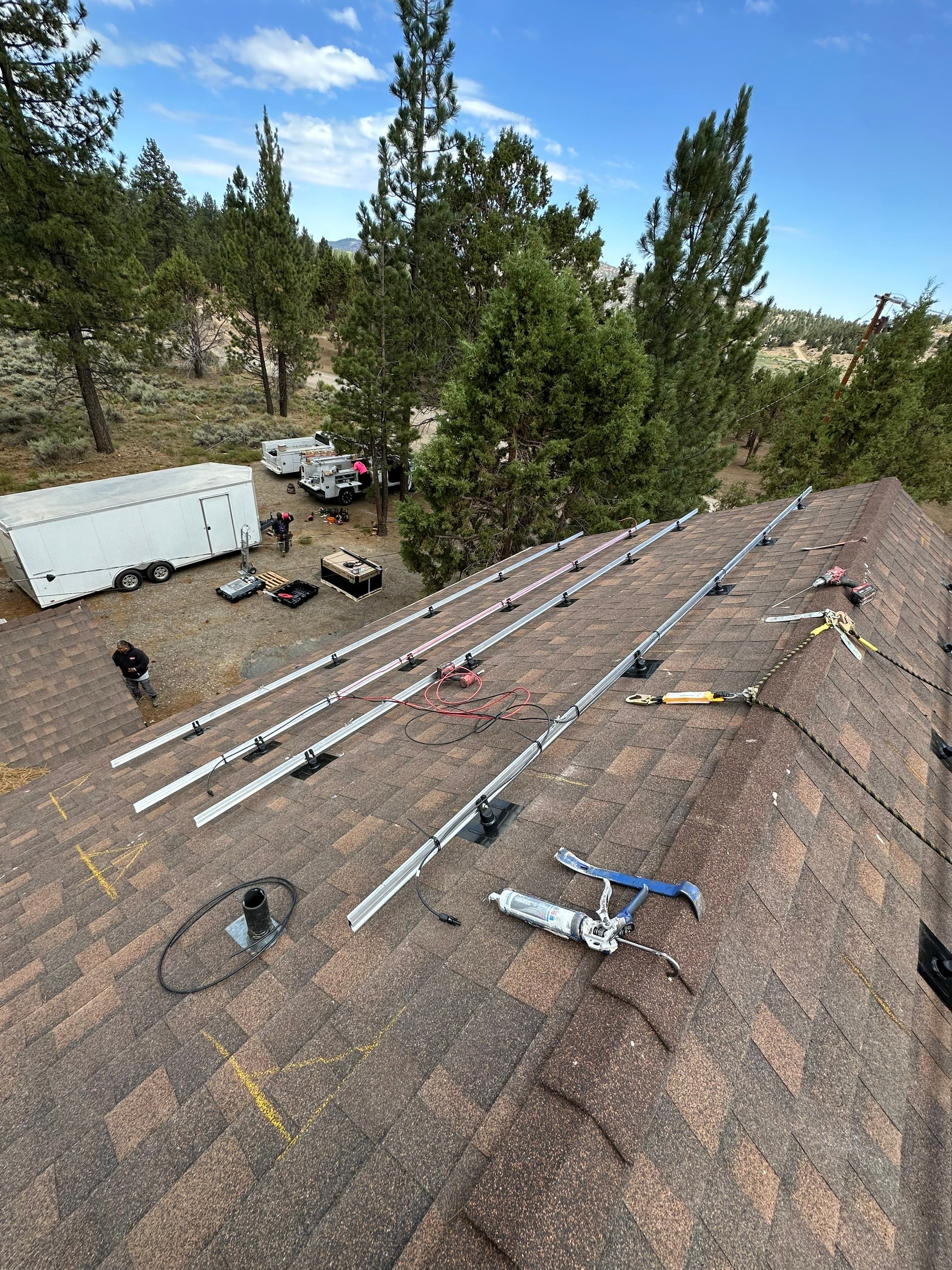 Big Bear Solar Power Installation with Tesla Powerwall by VIBE SOLAR