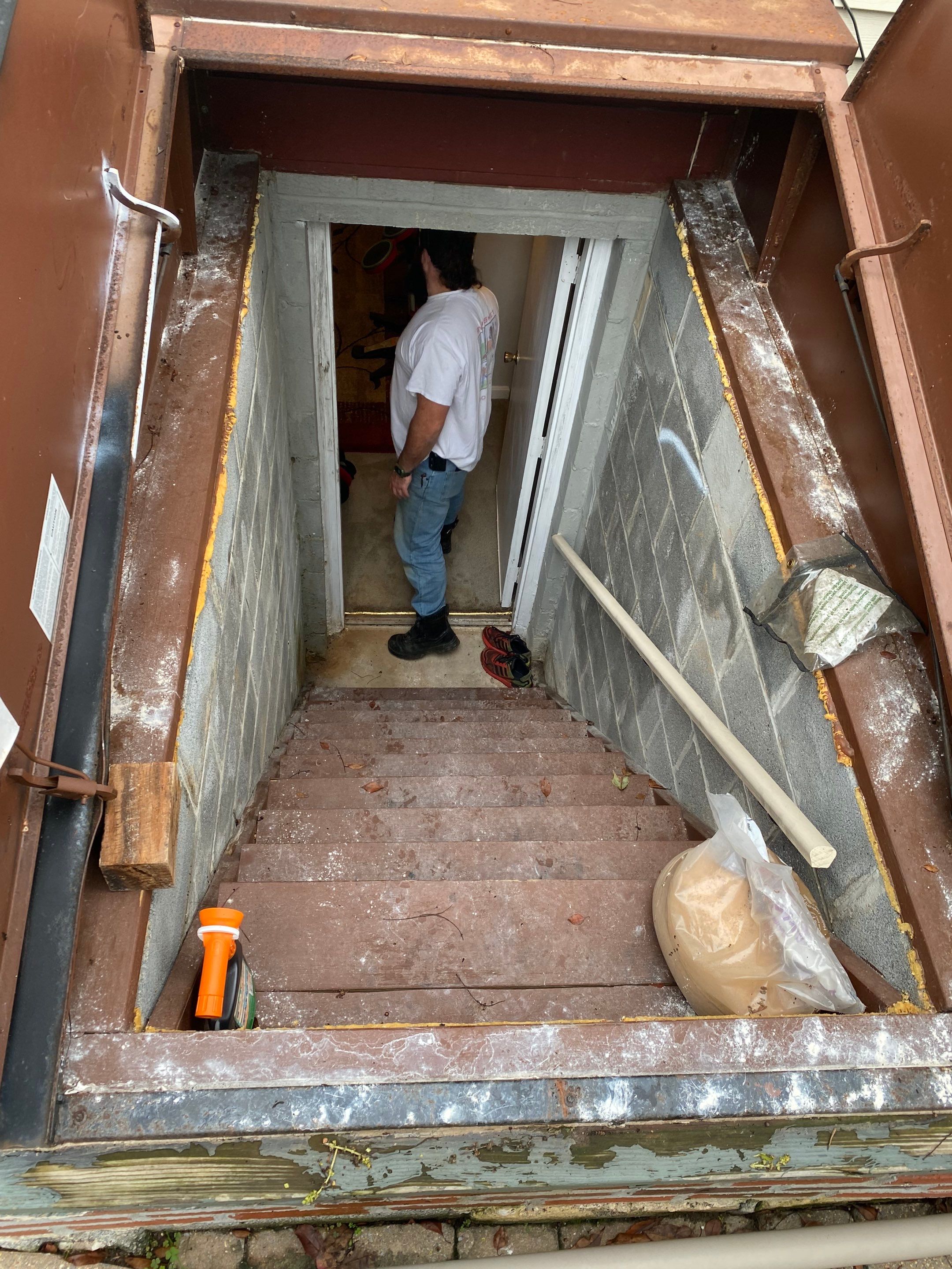 New Bilco doors to basement & new front porch posts by The Smet Companies, LLC