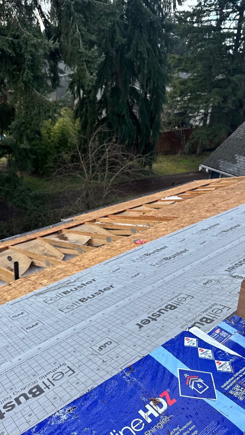 Residential Roofing Installation using GAF HDZ Shingles by Roofing Formula LLC