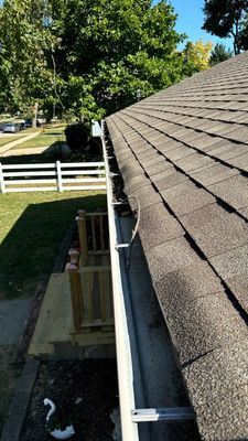 Turtle Shell gutter protection installation in Elgin, IL 60120, photograph 3