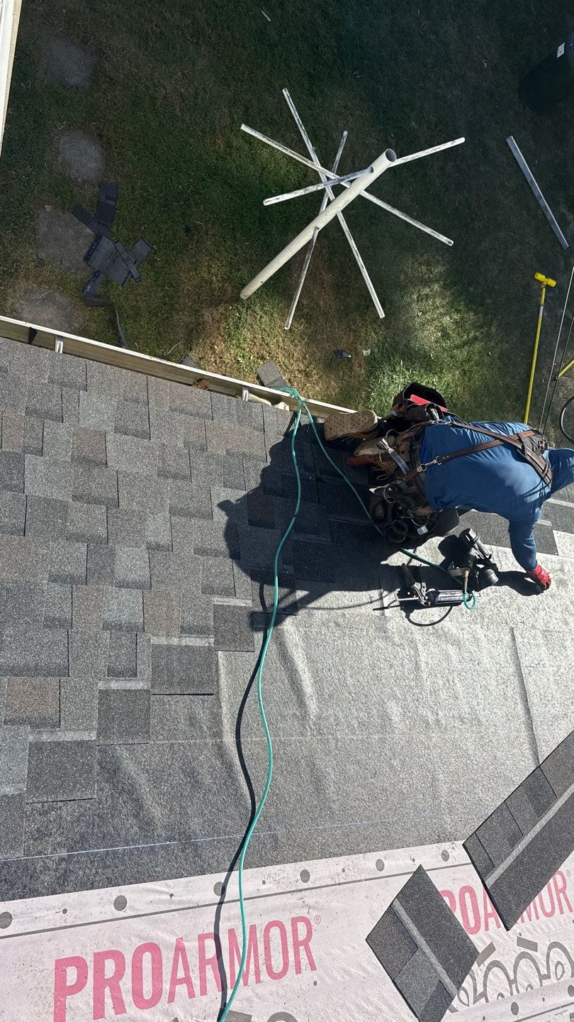 Roof Replacement using Owens Corning Williamsburg Grey by 180 Contractors