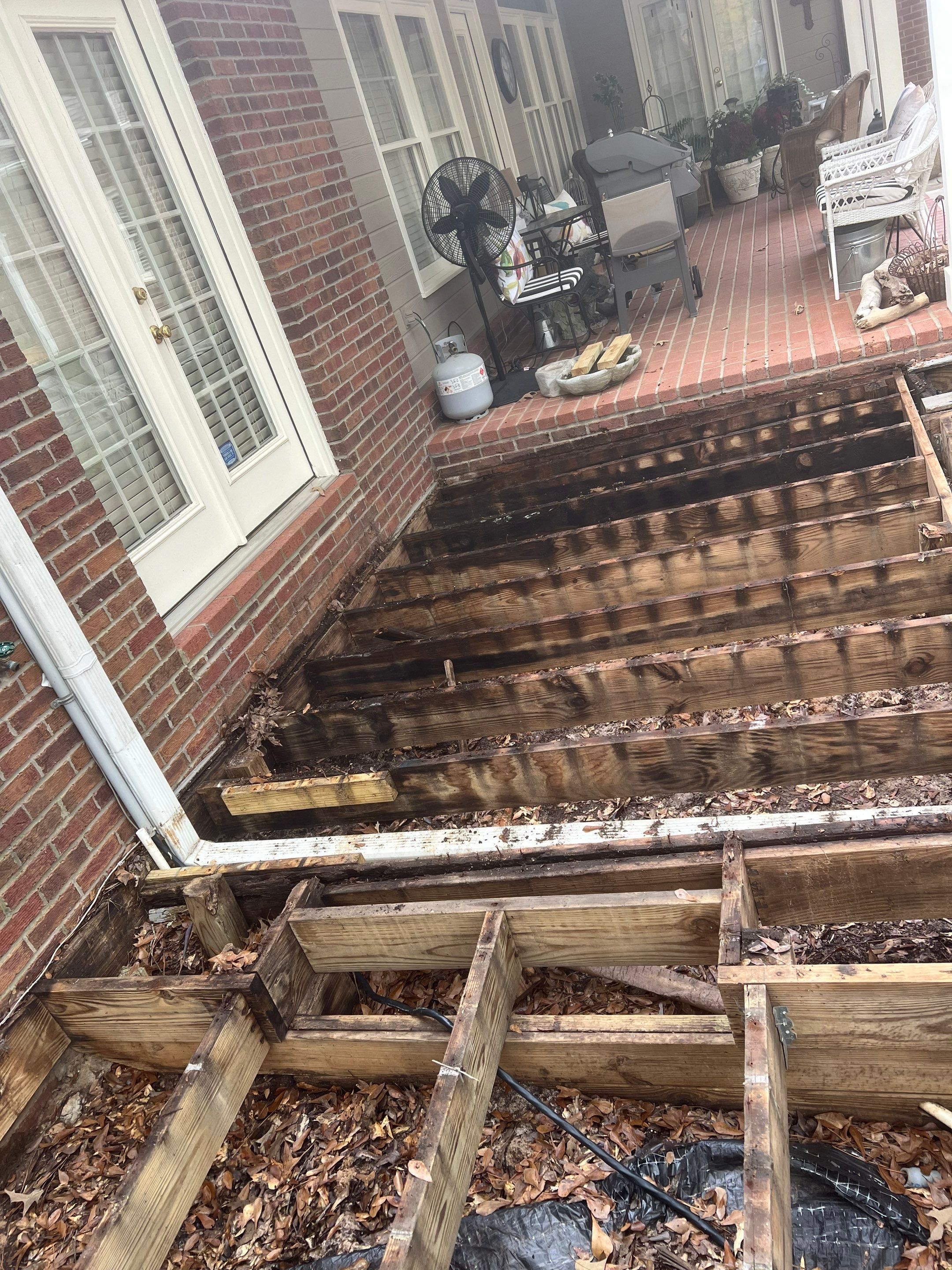 Treated Pine Deck Installation and Repair   by Roberson Construction LLC