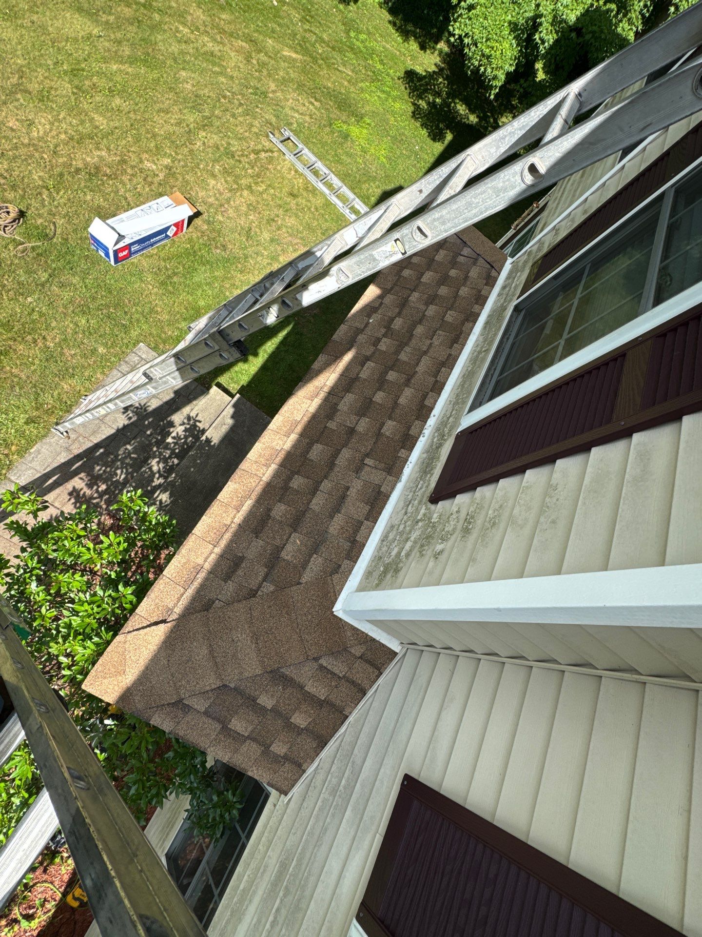 Brand new roof in Naugatuck, CT by DiGiorgi Roofing and Siding Inc
