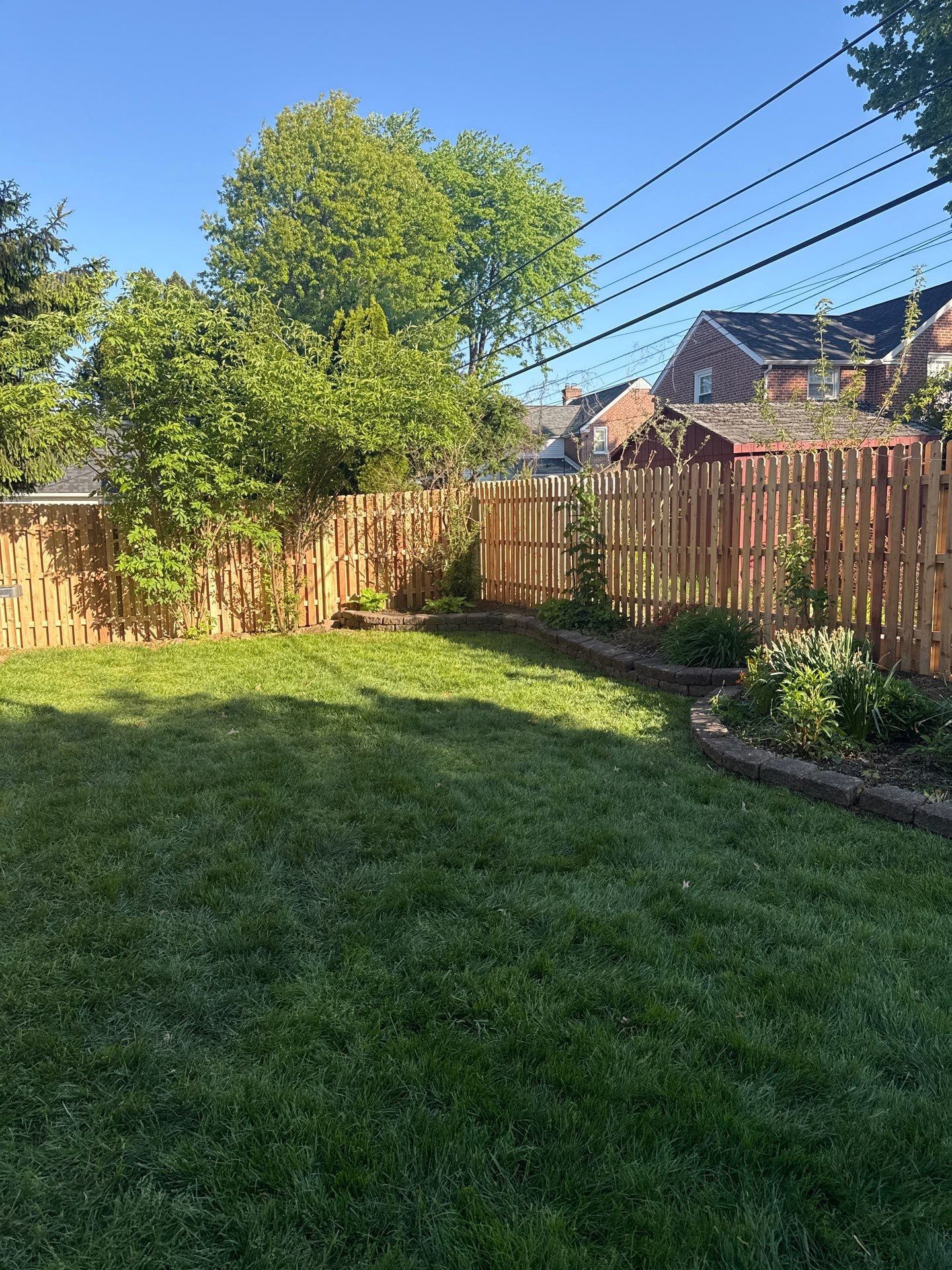 Project in Springfield, PA by Jensen Fencing