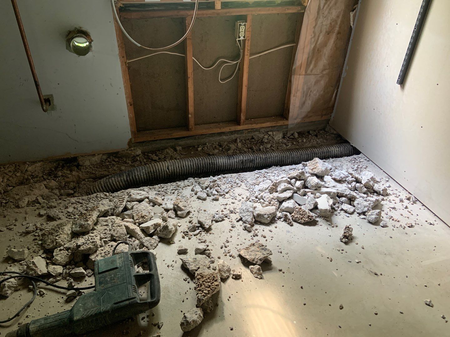 Correcting an Improper Installation for Alan in Chanhassen by Waterproofing Northeast
