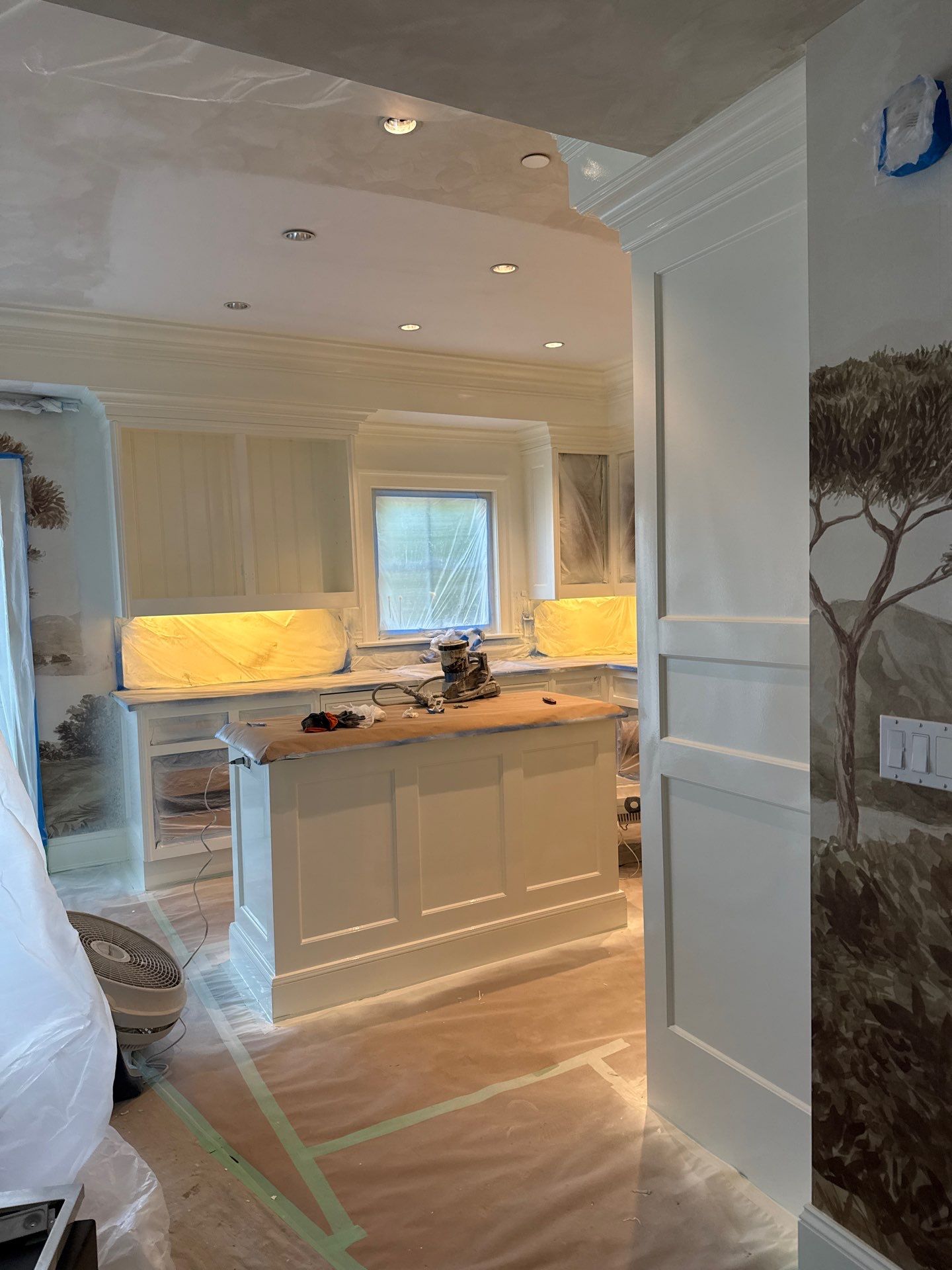 Water Damage Repairs in Luxury Kitchen and Primary Bathroom by Fox Hill Luxury Real Estate Services