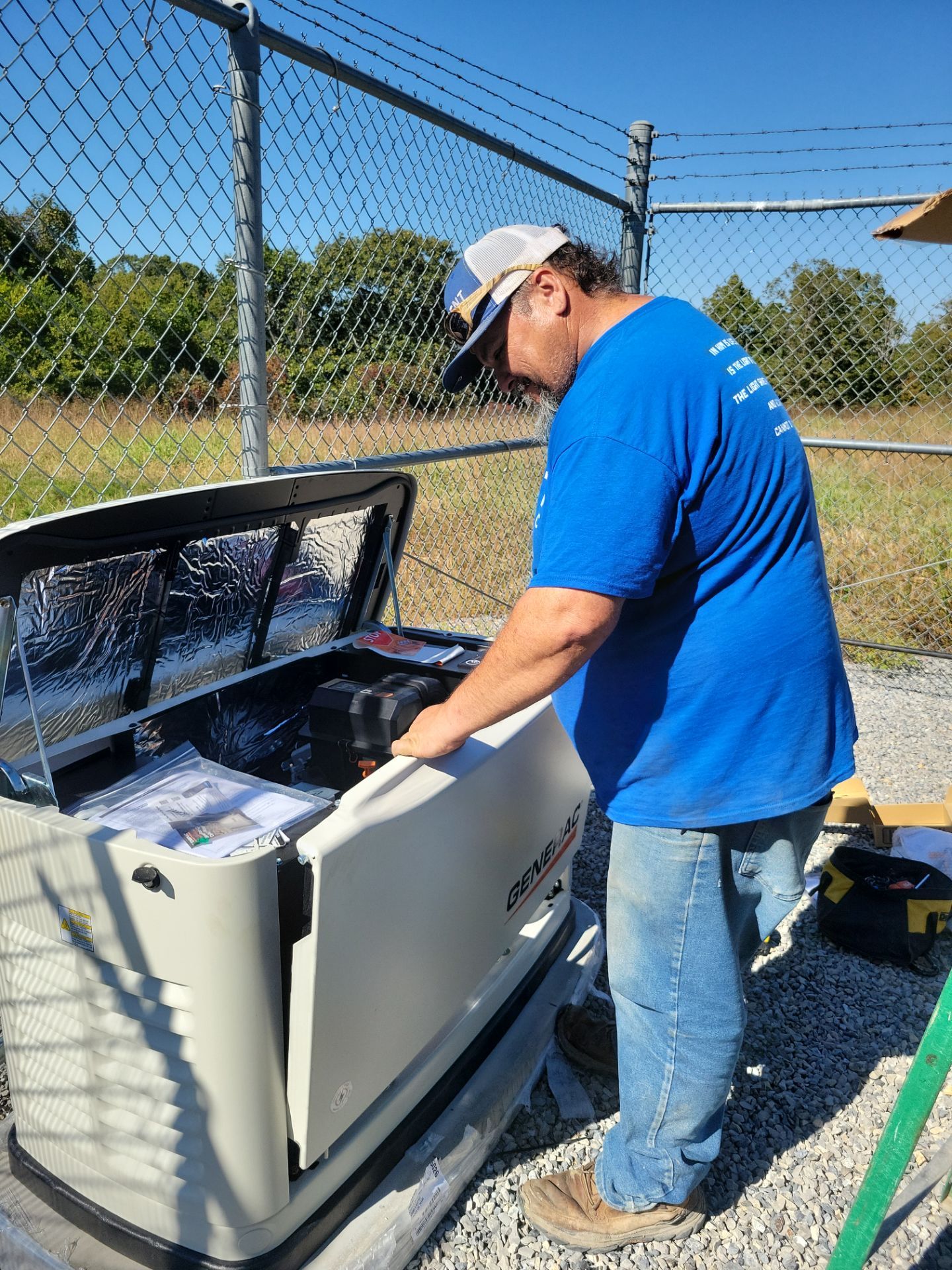 Radio Tower Backup Generator by Argent Electric LLC