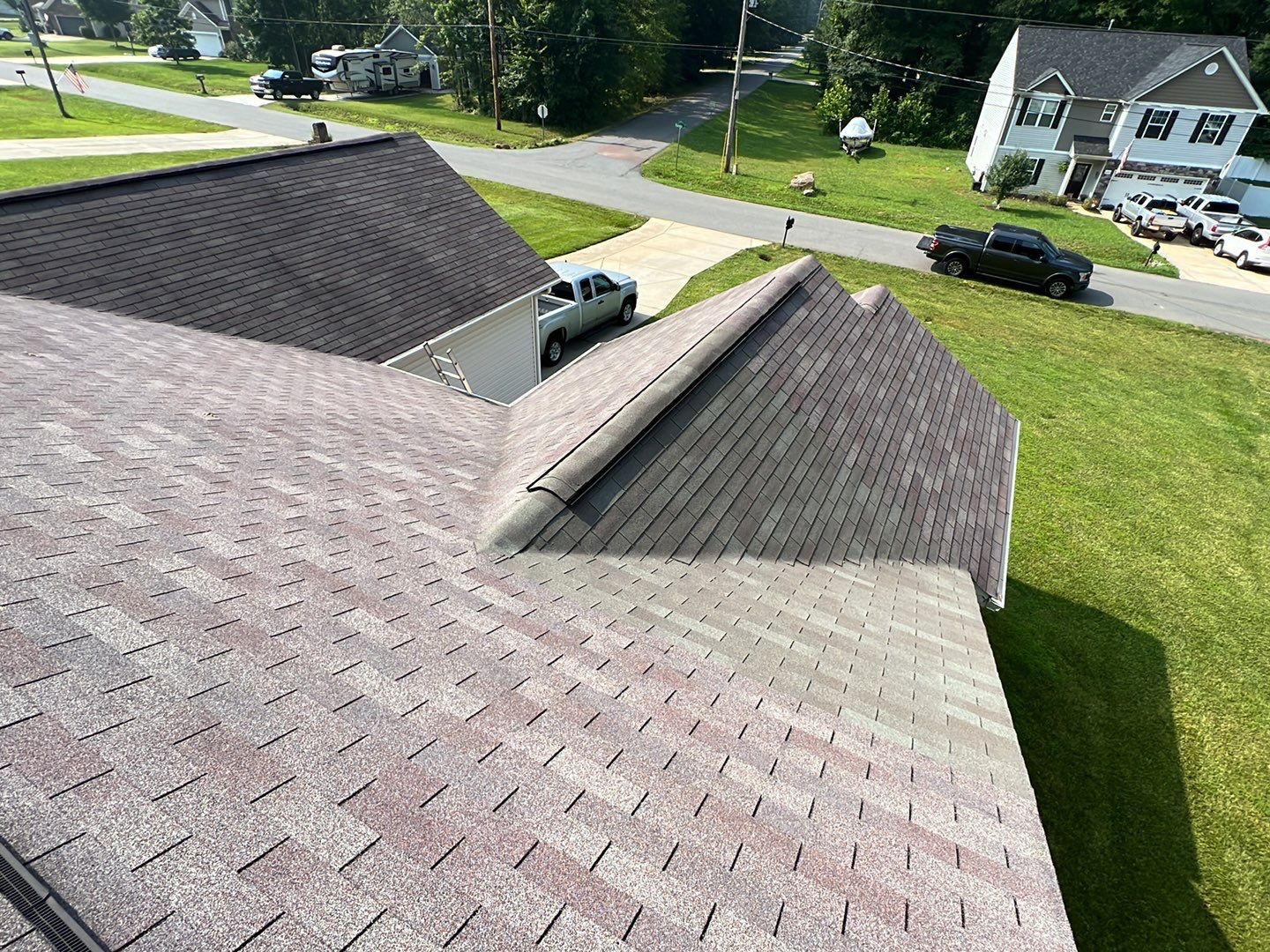 Residential Roofing Installation using Owens Corning Oakridge Onyx Black by RISE Roofing & Restoration, LLC