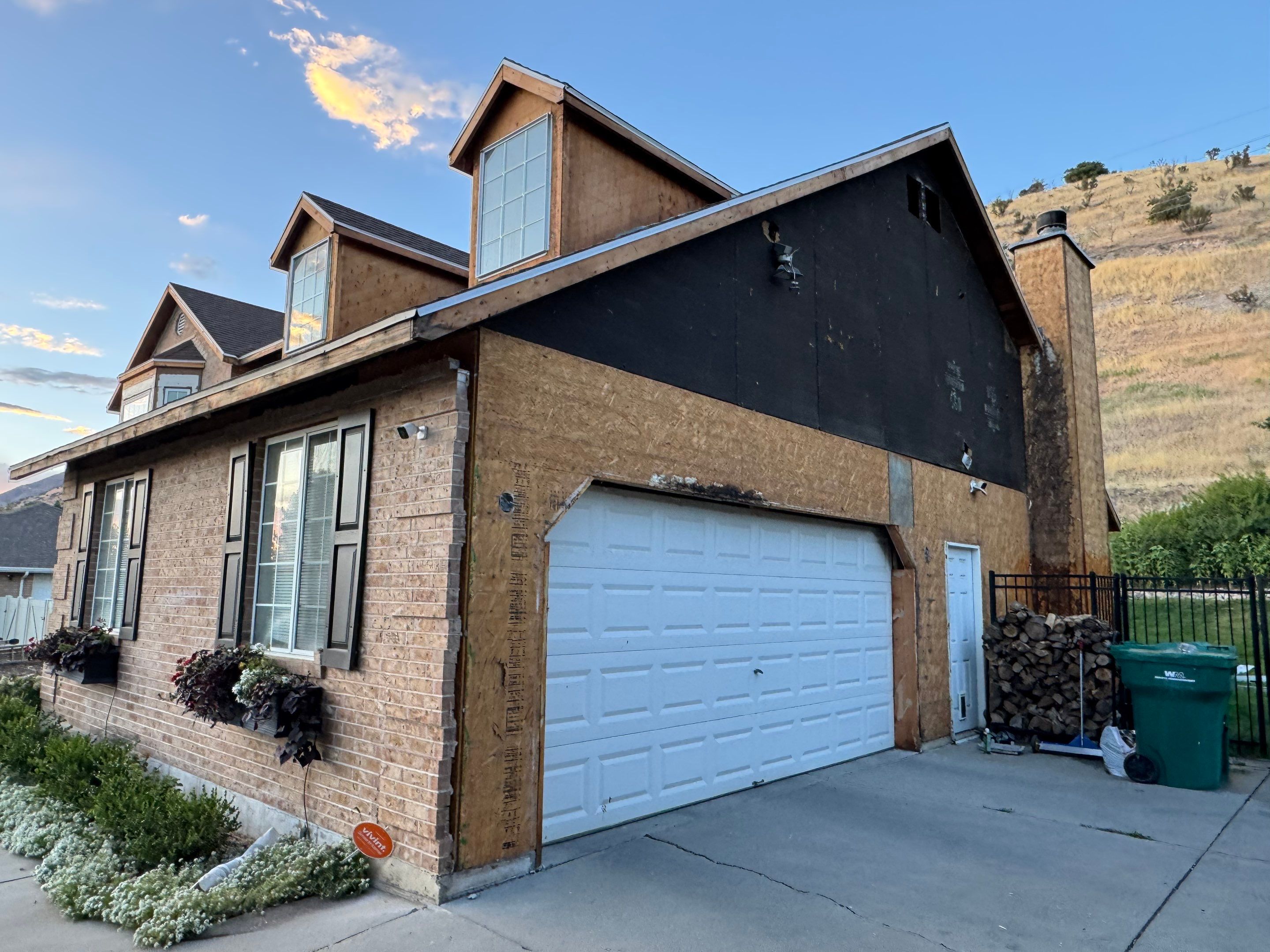 American Fork | Custom Hardie Smooth Siding | Dove Wing & White Dove by Ideal Siding Utah