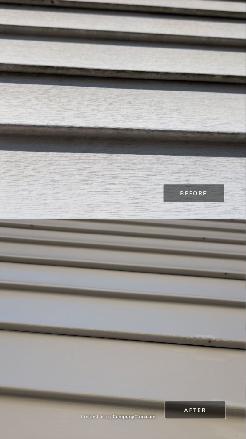 Project in Round Lake by Simmons Power & Soft Washing