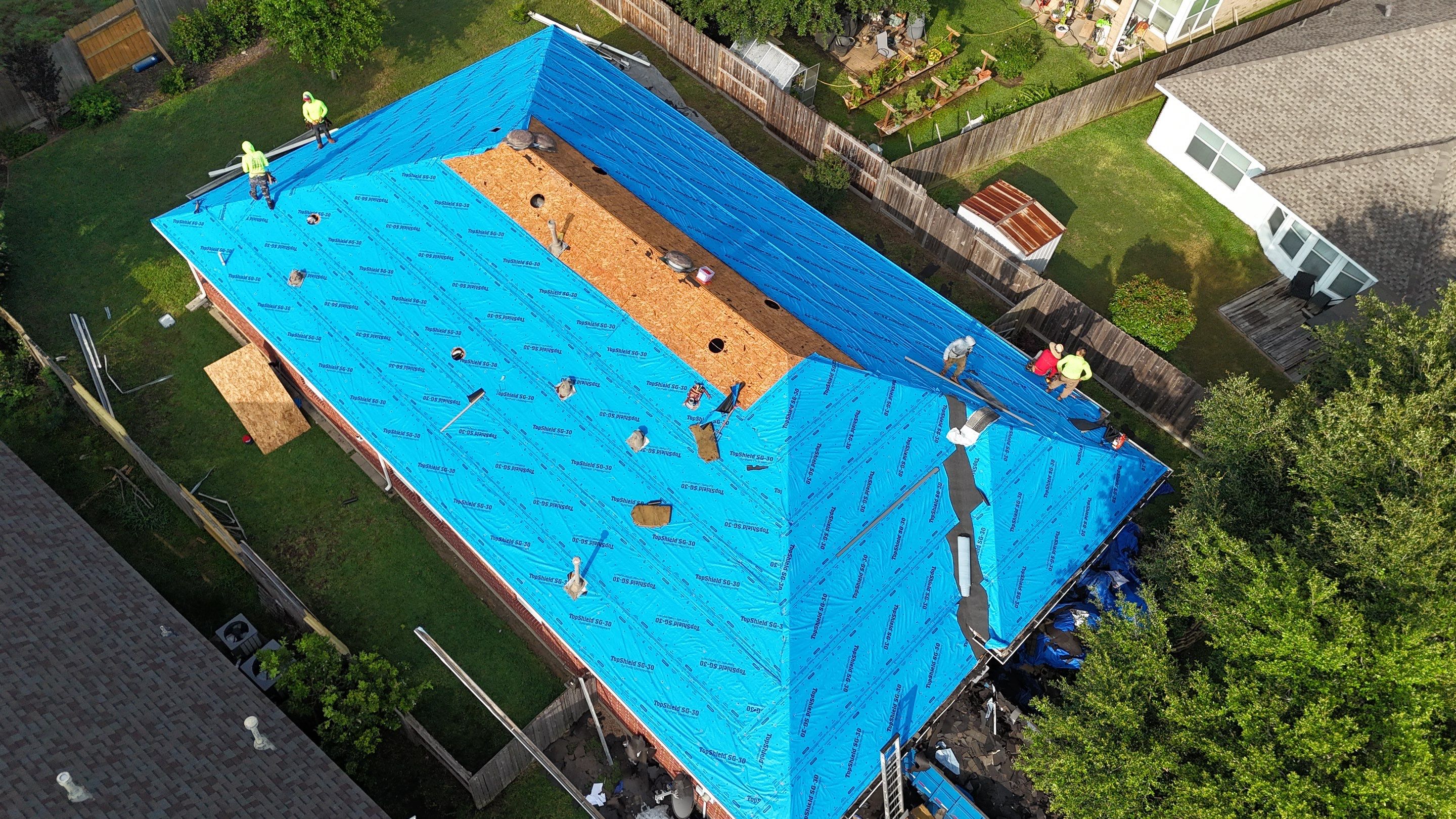 Residential Roofing & Gutter Installation using IKO Dynasty by Core Four Roofing