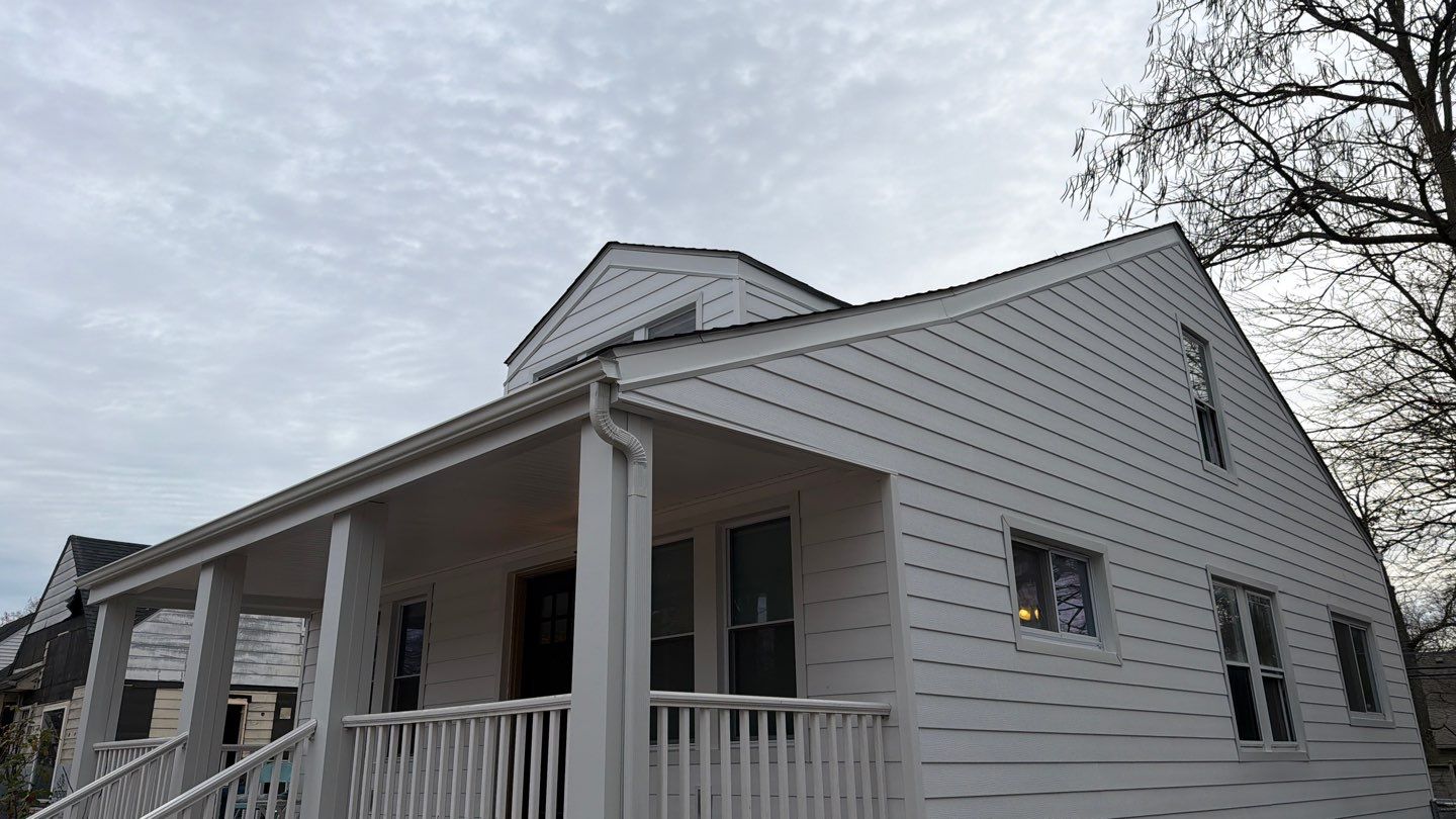 Siding Replacement using Ascend Glacier White by 180 Contractors