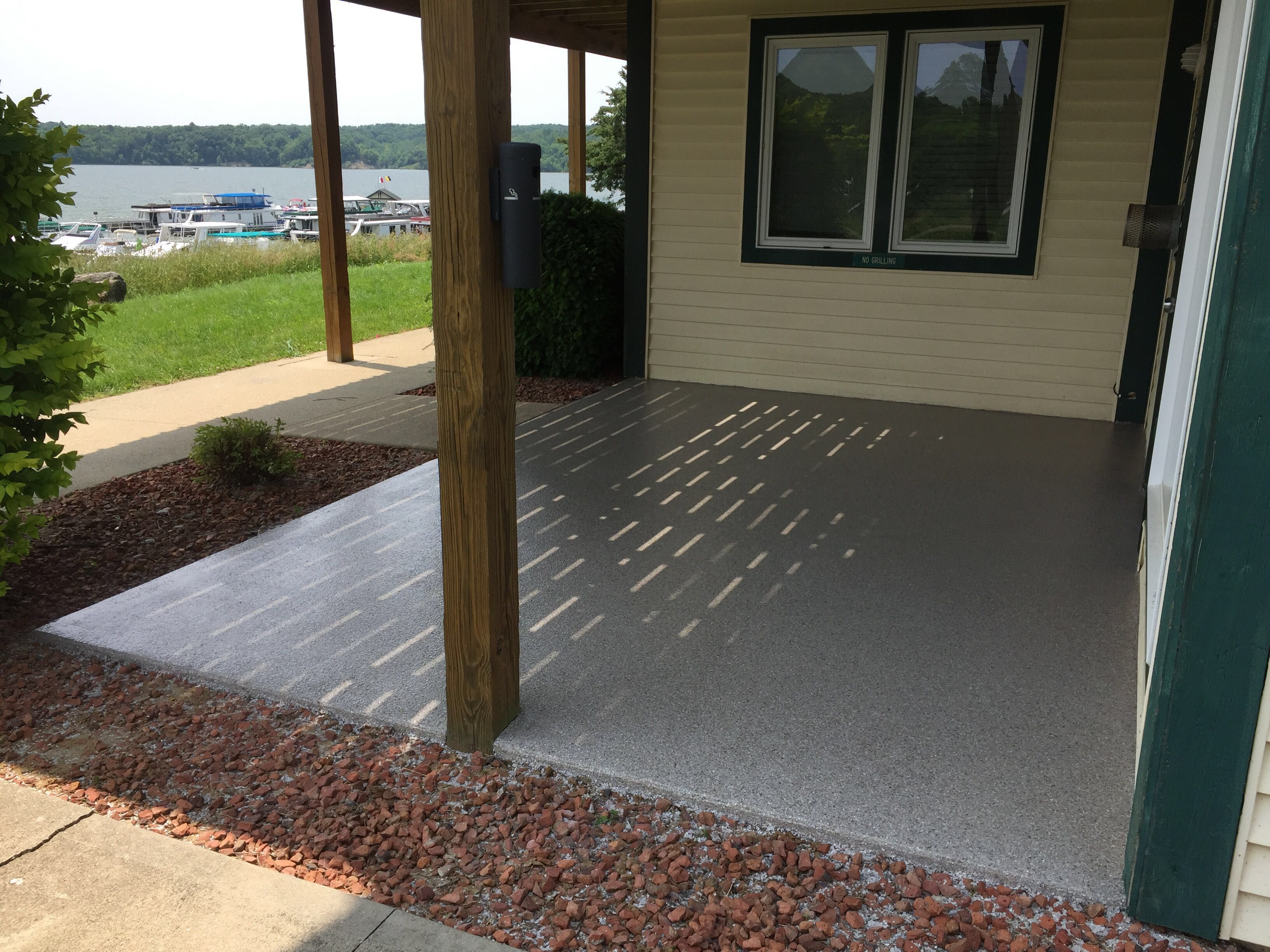 Patio Installation using Fieldstone by Your1DayFloor.com