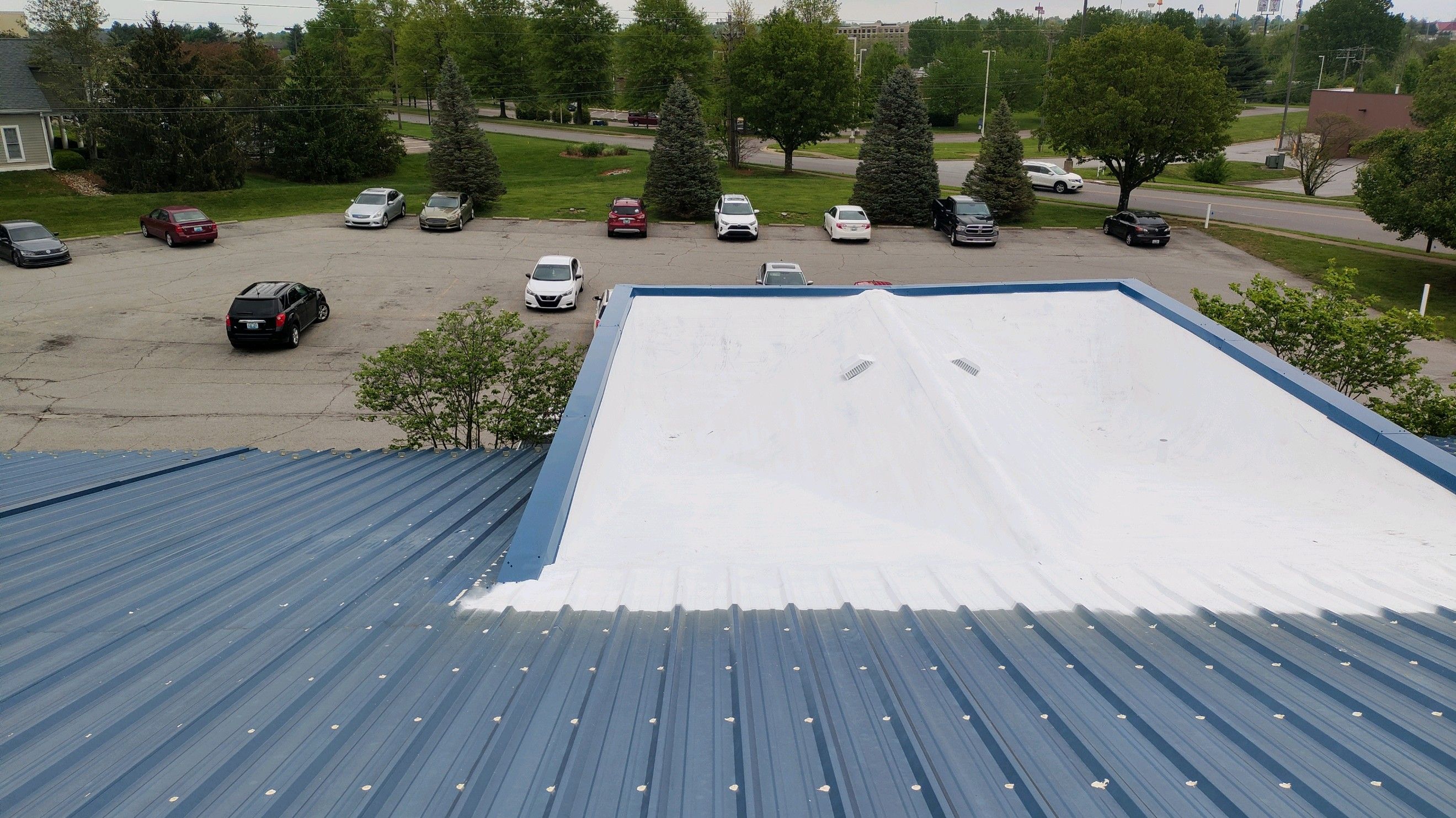 SPF Foam and Coatings using Conklin by Kentucky Commercial Roofing