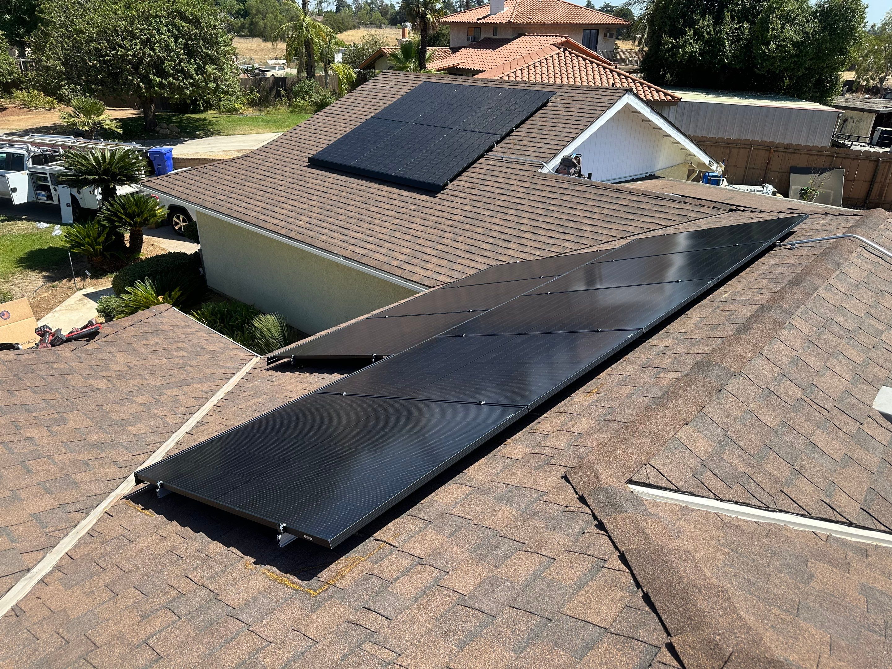 Residential Solar Installation and Enphase Battery Storage in Yucaipa by VIBE SOLAR