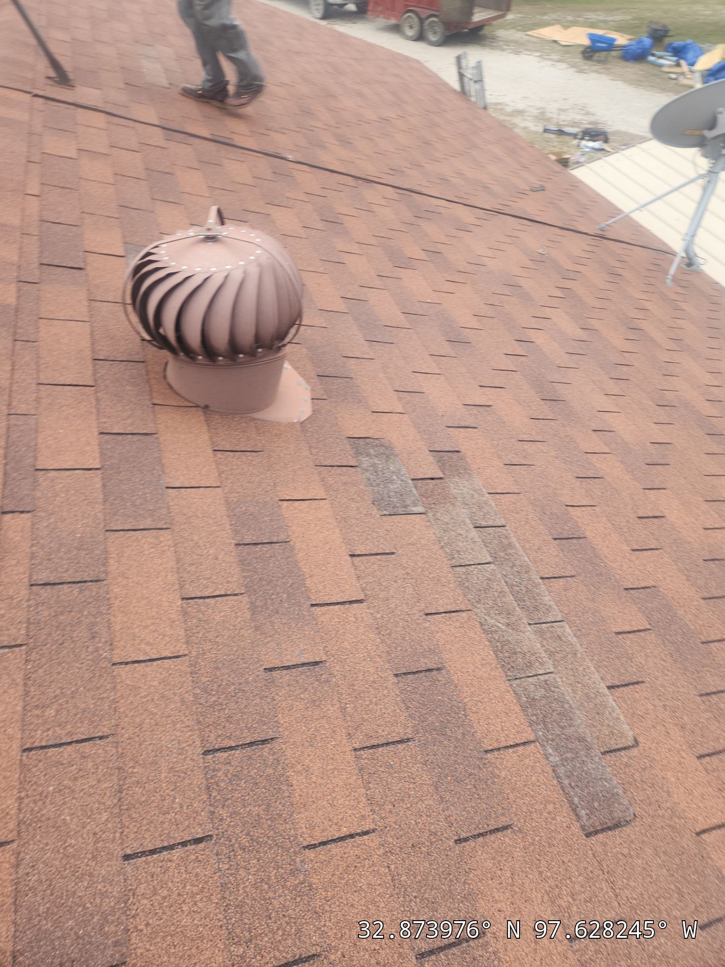 Project in Weatherford by Lonestar Roofing and Restoration LLC.