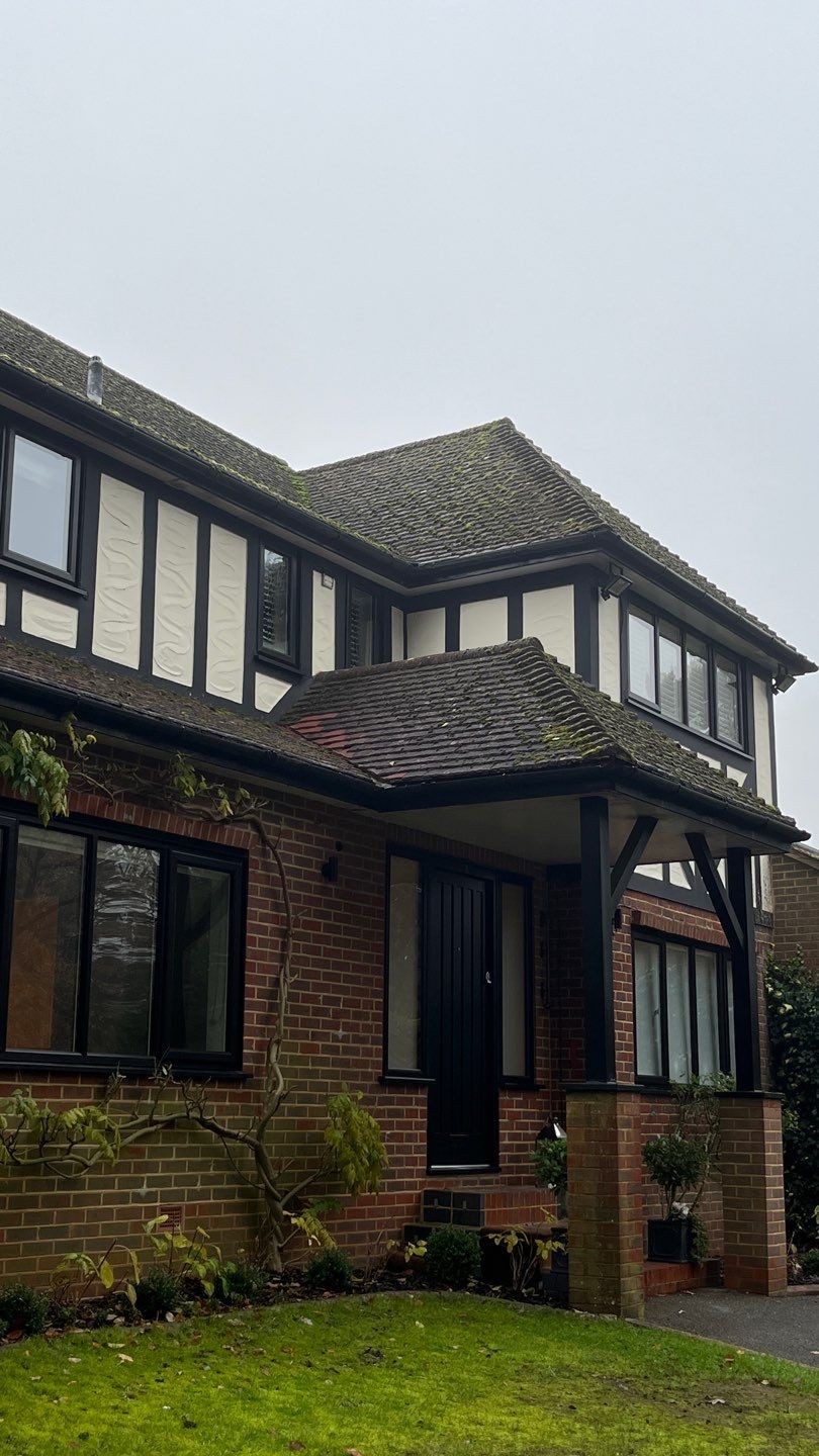 Roof Clean  - Moss Removal - Gutter Clean using Honda 15lpm Low Pressure Washing Machine by Ges Exterior Cleaning ltd