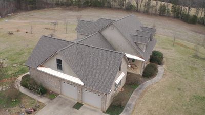 GAF Weathered Wood and Custom Copper