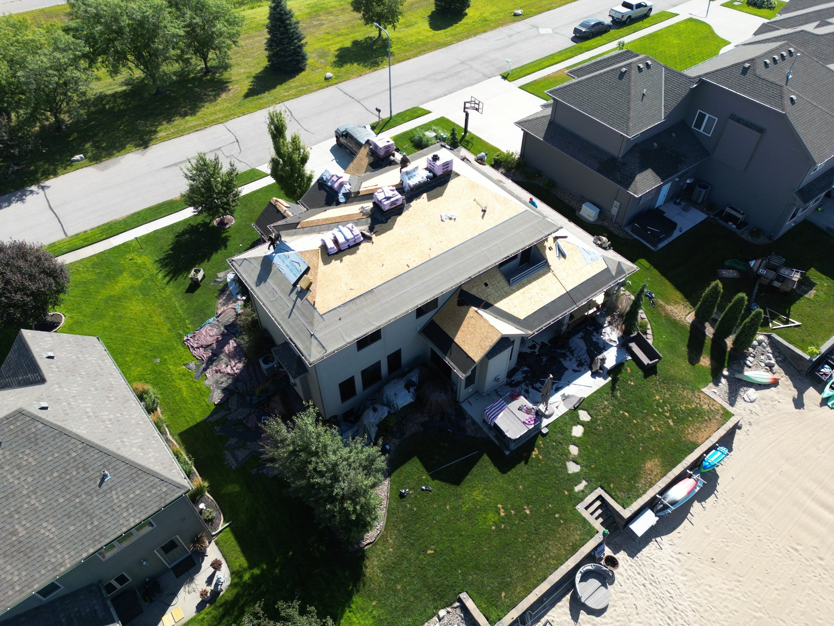 Residential Roofing Installation using Owens Corning Duration Summer Harvest by Lightning Exteriors