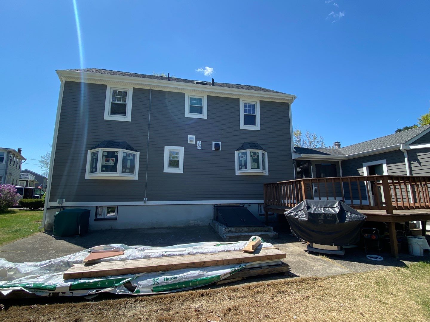 Gutter Installation using 5" K-Style Aluminum Gutter in Milton, MA by Gutter Pro Enterprises