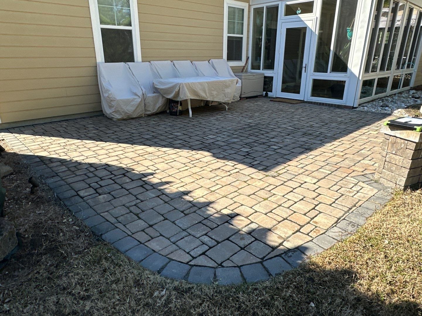 Travertine using Concrete Sealant by DuraSeal