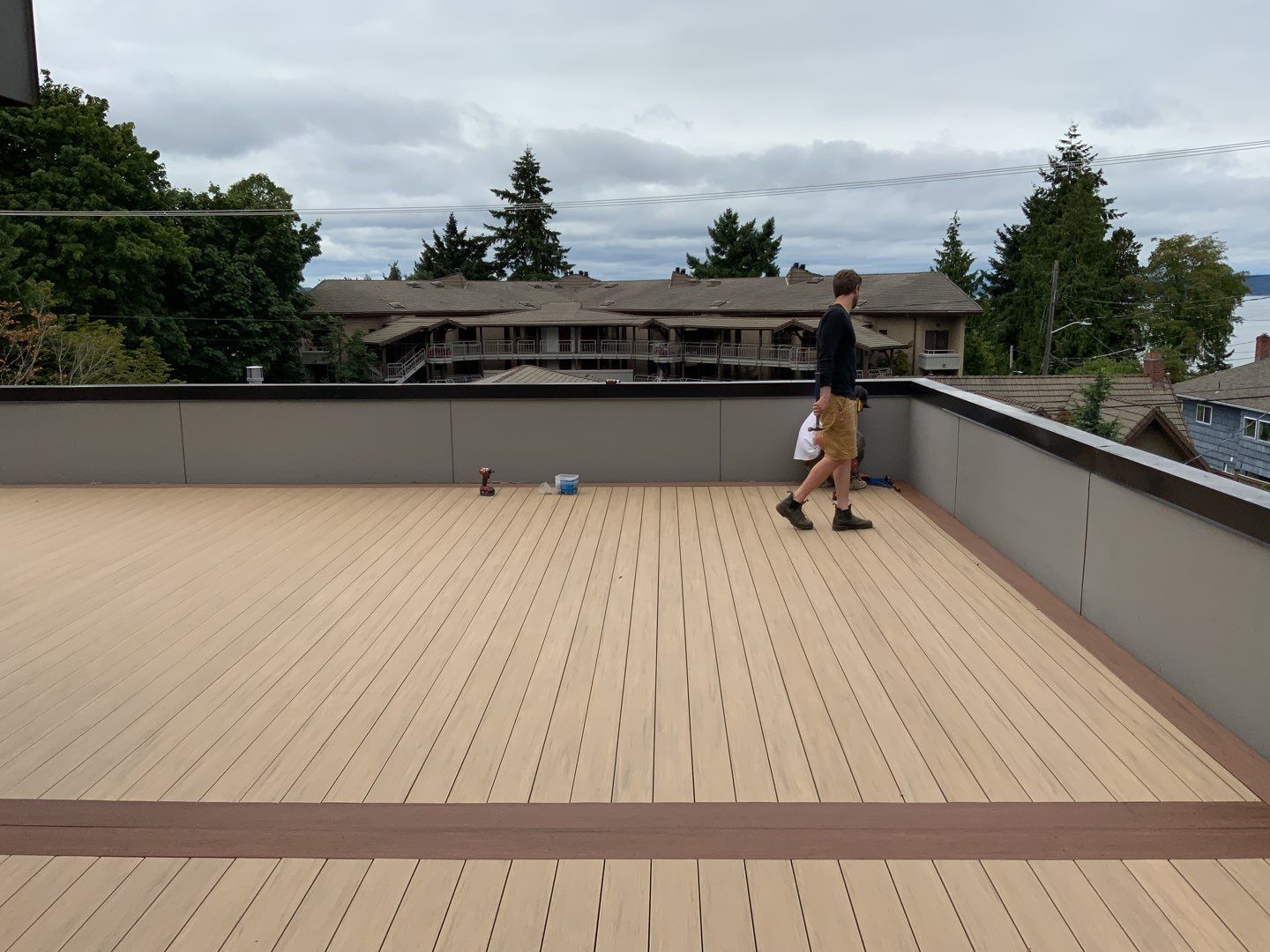 North Admiral Rooftop by Alki deck builders 