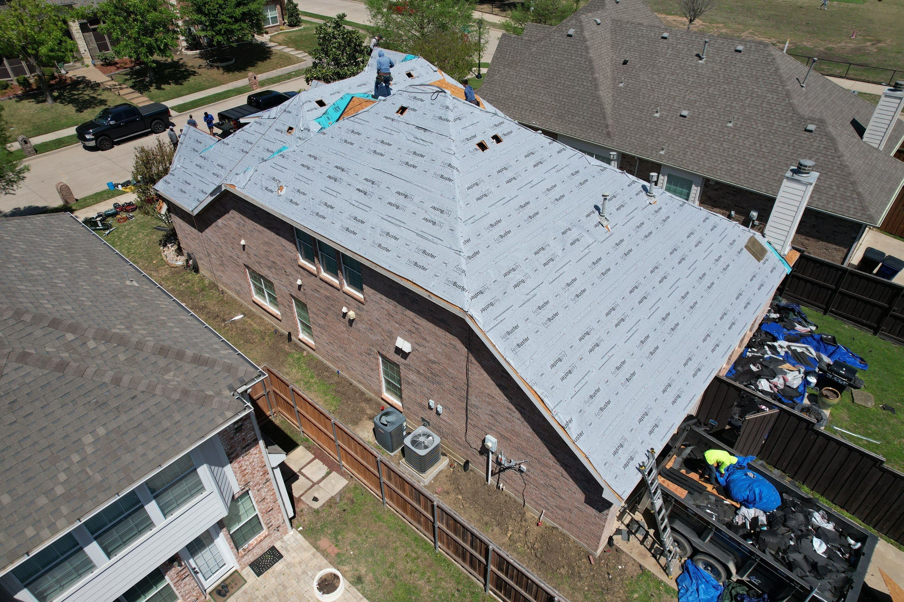 Project in Frisco by Zeus Exteriors