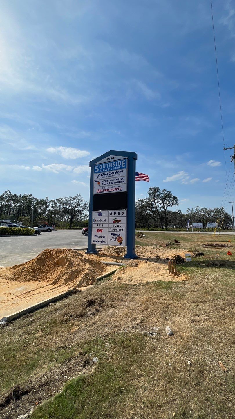 Pylon Sign for Southside Business Center by SignCrafters