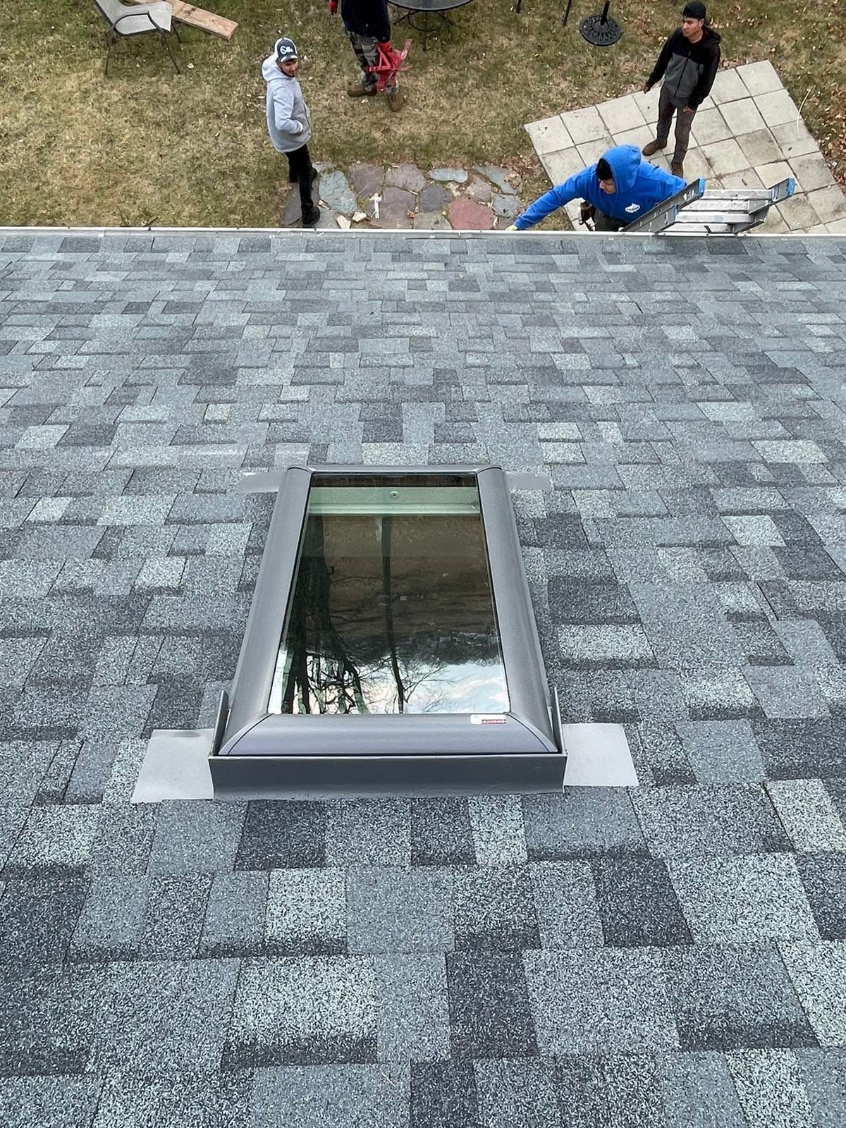 Residential Roofing Installation using Owens Corning TruDefinition Duration - Estate Gray by A Plus Exterior