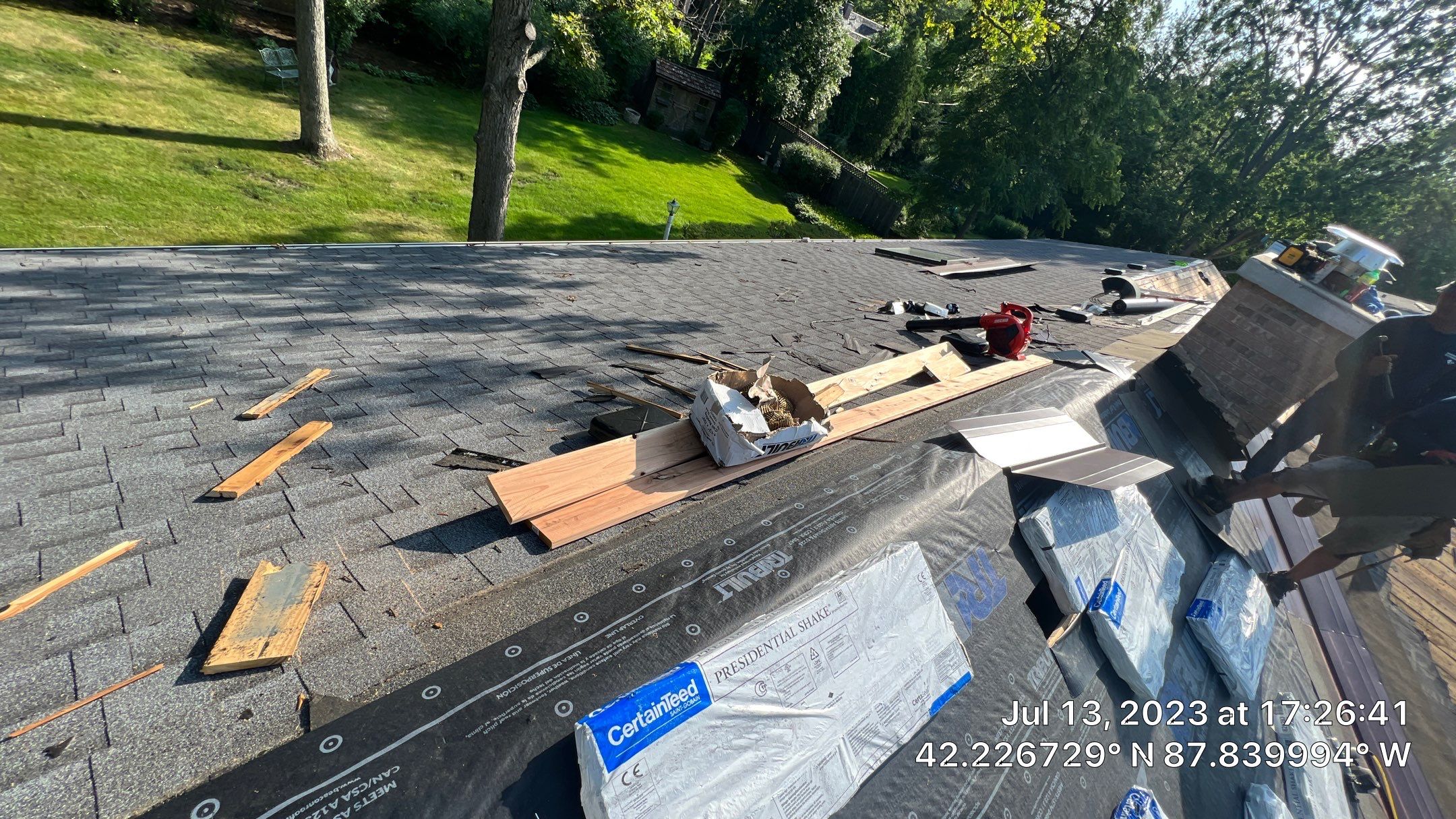 Roof Replacement in Lake Forest by Diamond Lake Exteriors